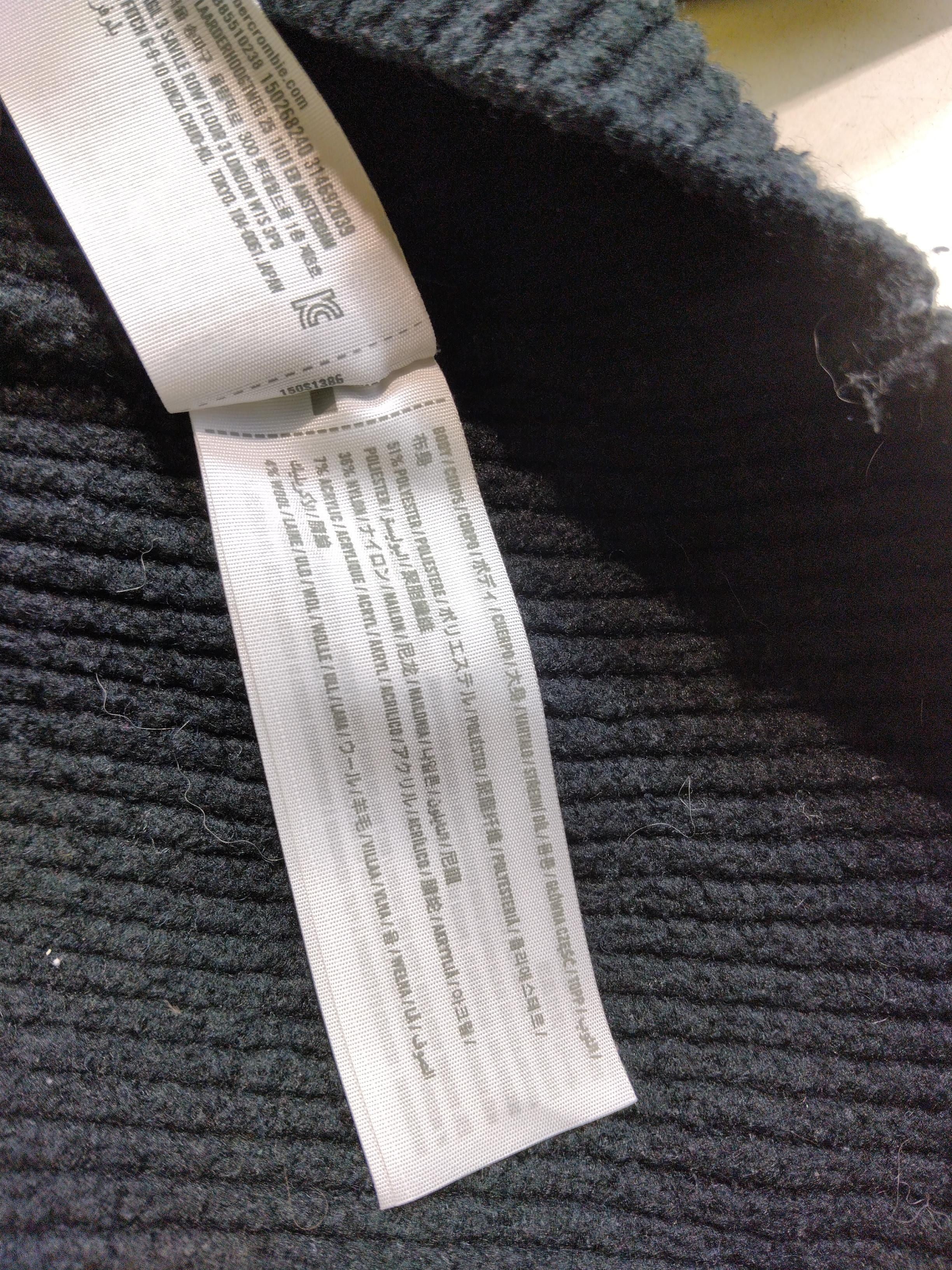 Abercrombie & Fitch Women's Jumper S Black Polyester with Acrylic, Wool Pullover - Image 7
