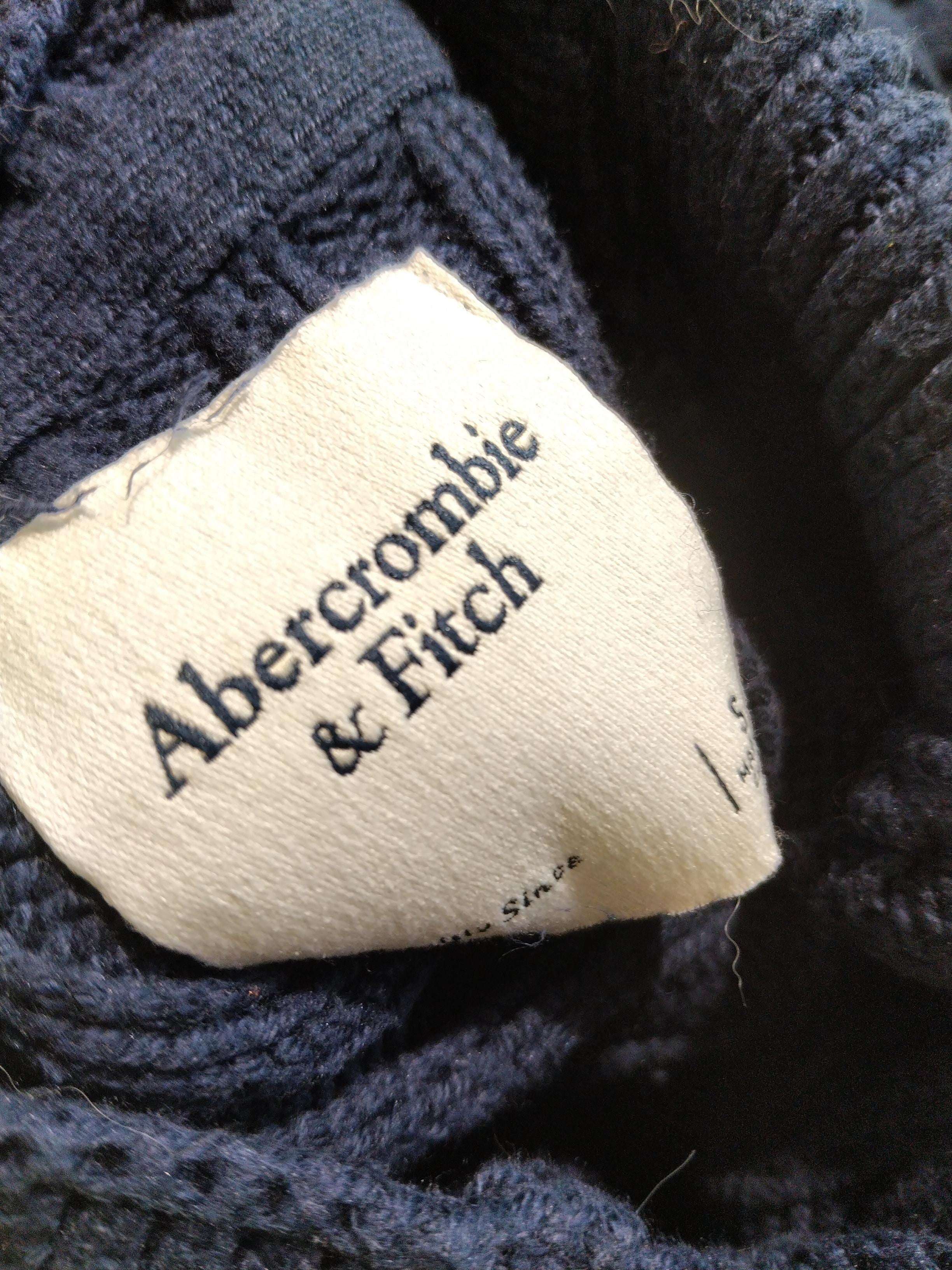 Abercrombie & Fitch Women's Jumper S Blue Cotton with Nylon Mock Neck Pullover - Image 6