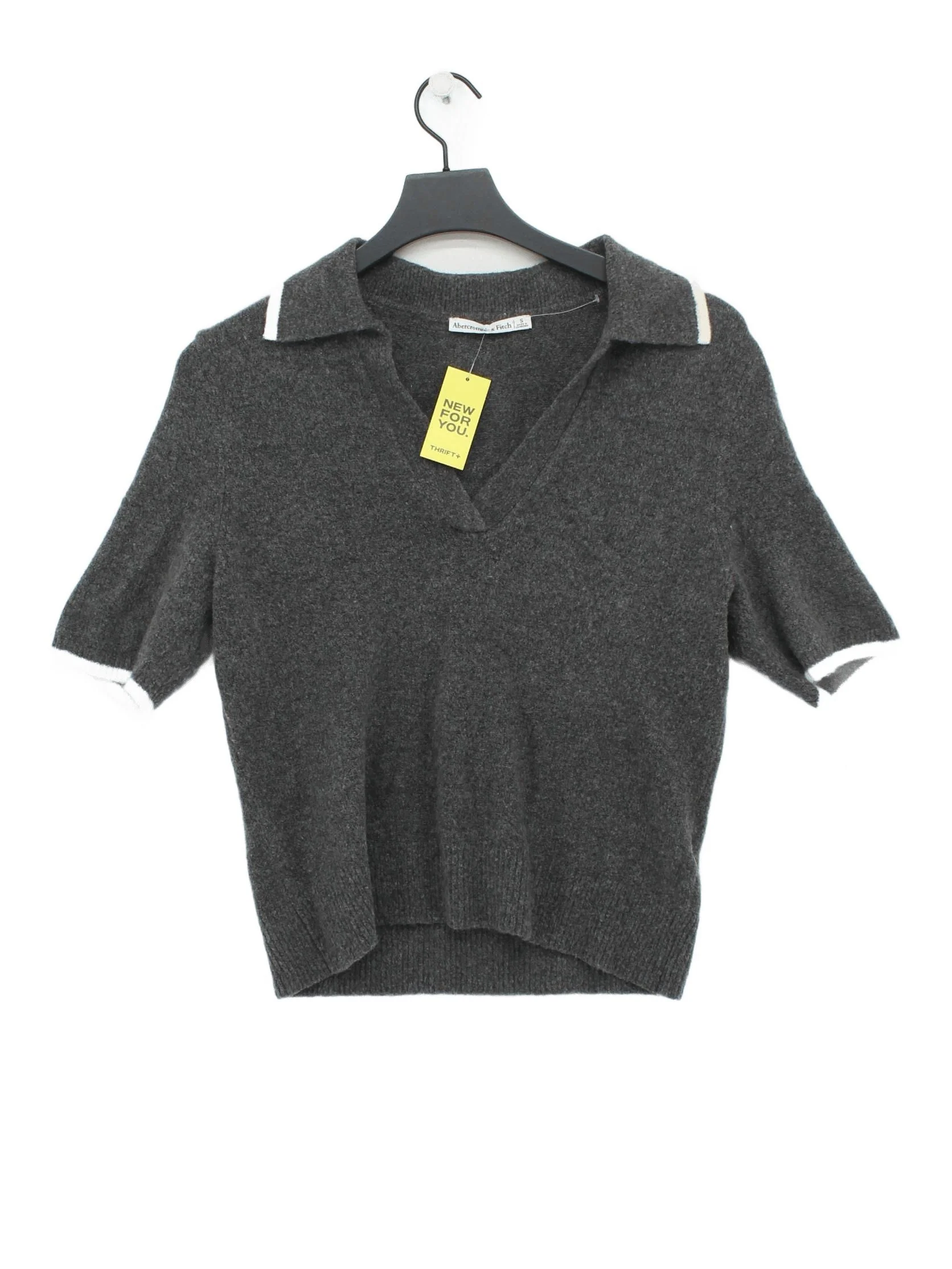 Abercrombie & Fitch Women's Jumper S Grey Polyester