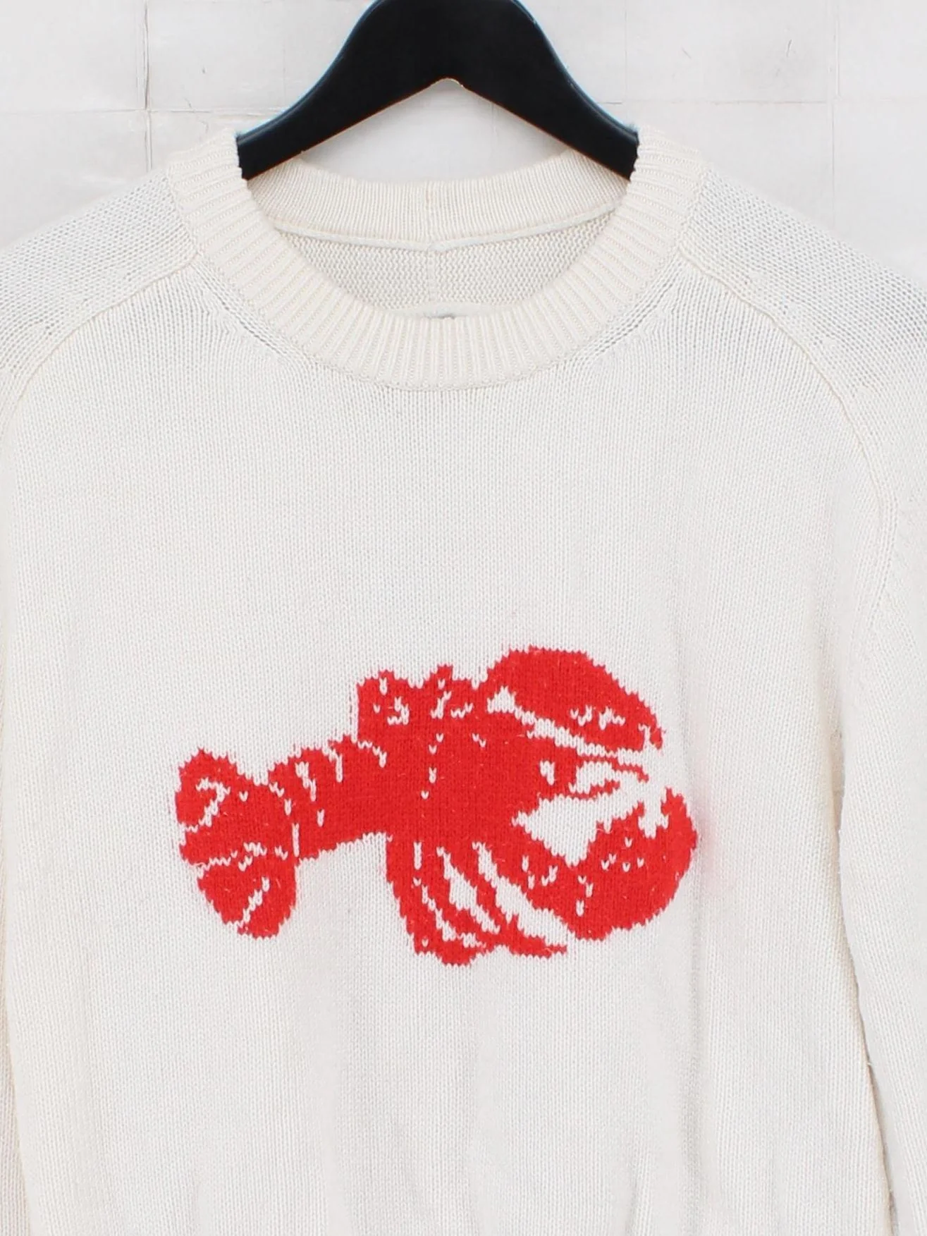 Abercrombie & Fitch Women's Jumper S White Cotton with Viscose, Nylon Pullover - Image 3