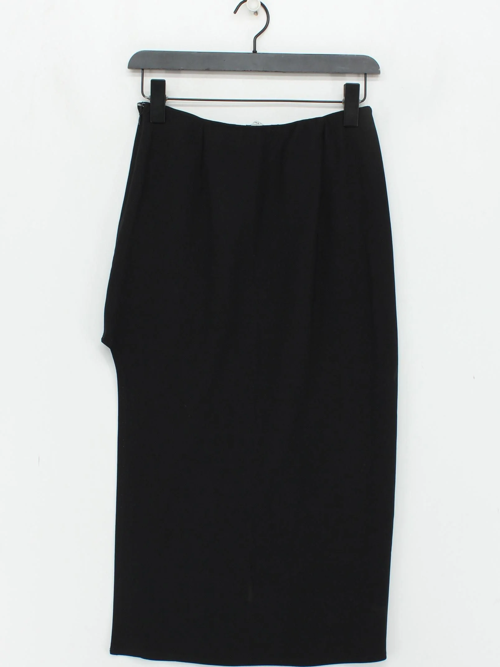 Abercrombie & Fitch Women's Midi Skirt S Black 100% Other Midi Straight & Pencil - Image 2