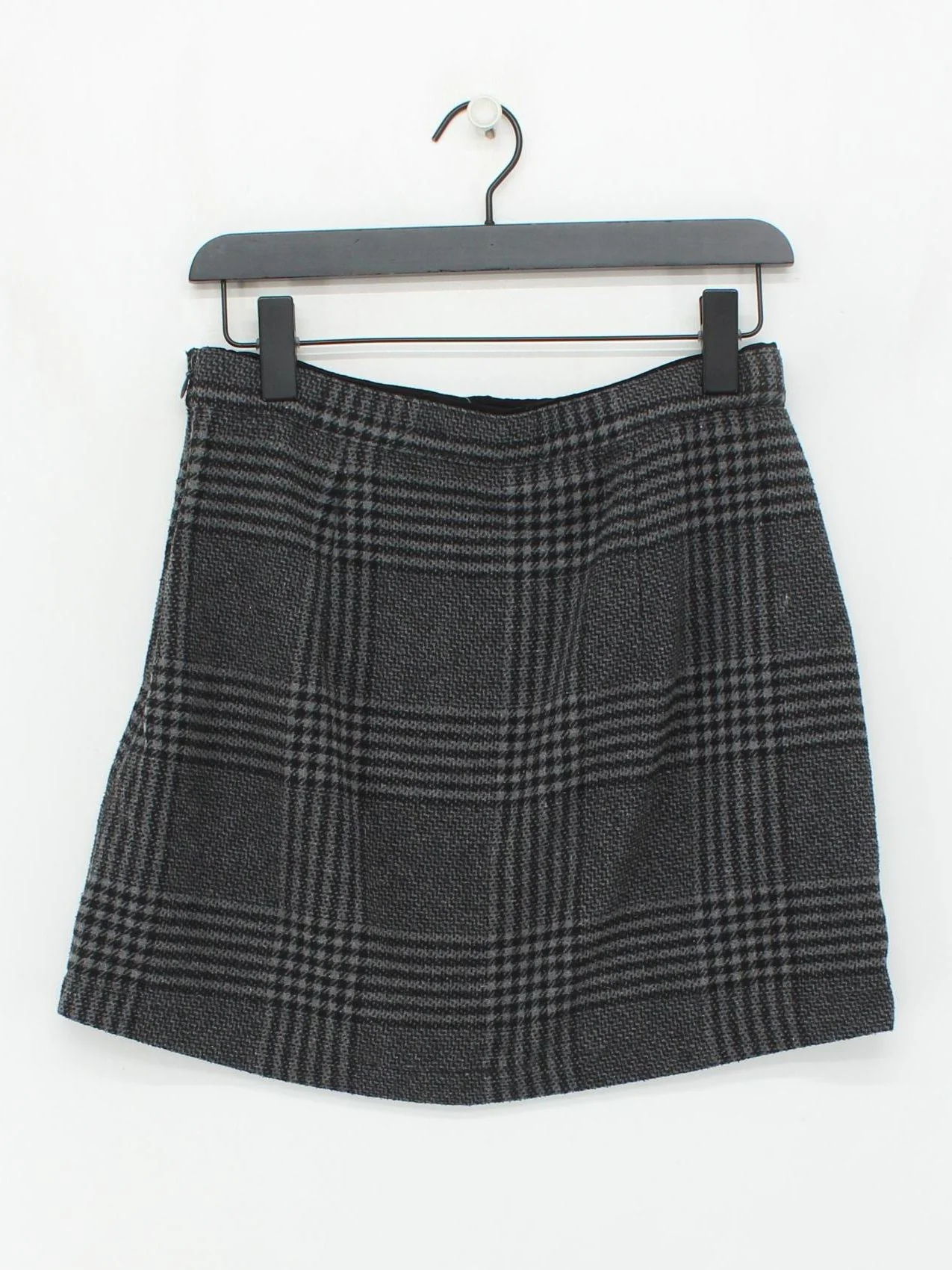 Abercrombie & Fitch Women's Mini Skirt M Grey Polyester - Image 2