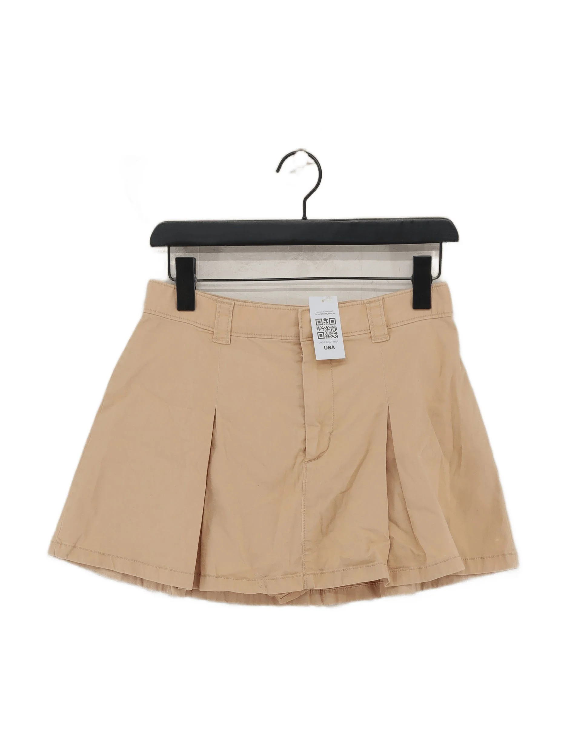 Abercrombie & Fitch Women's Mini Skirt S Tan Cotton with Elastane Short Mini