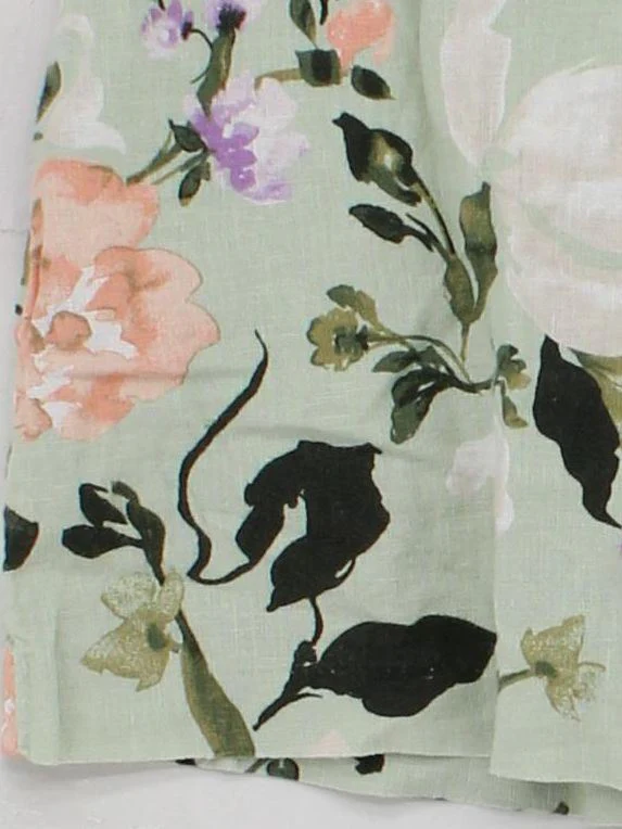 Abercrombie & Fitch Women's Mini Skirt XS Green Floral 100% Other Short Mini - Image 4