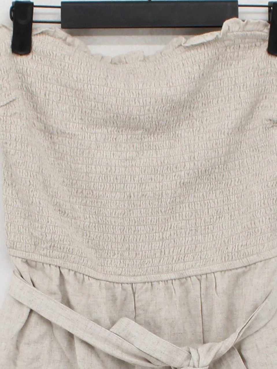 Abercrombie & Fitch Women's Playsuit M Cream Polyester with Elastane Playsuit - Image 3