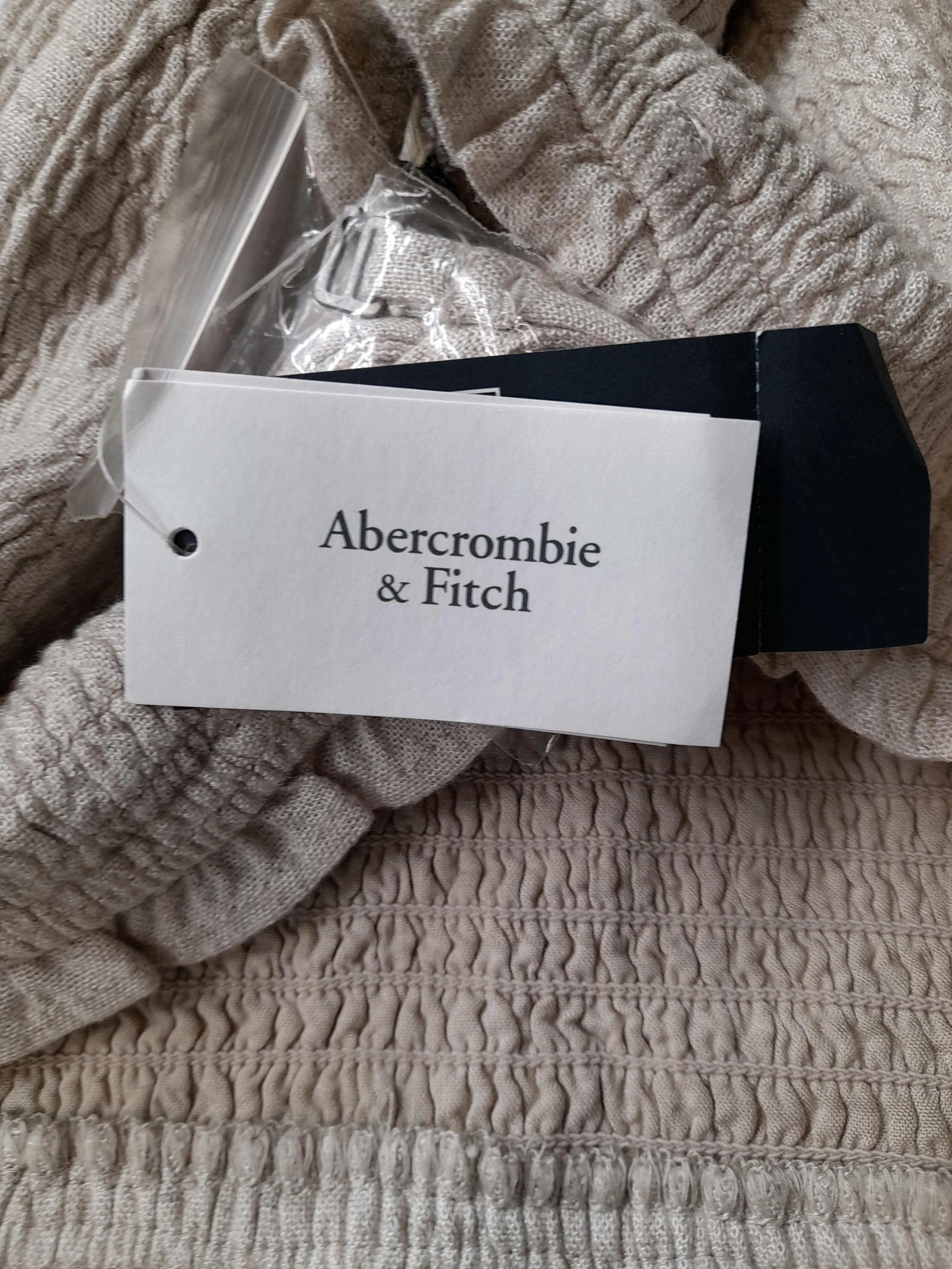 Abercrombie & Fitch Women's Playsuit M Cream Polyester with Elastane Playsuit - Image 5