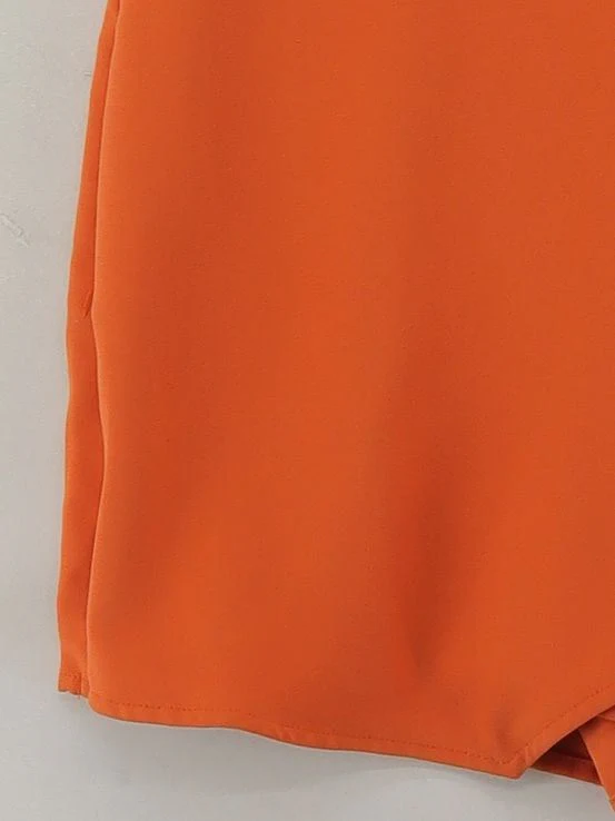Abercrombie & Fitch Women's Playsuit UK 4 Orange 100% Other Playsuit - Image 4