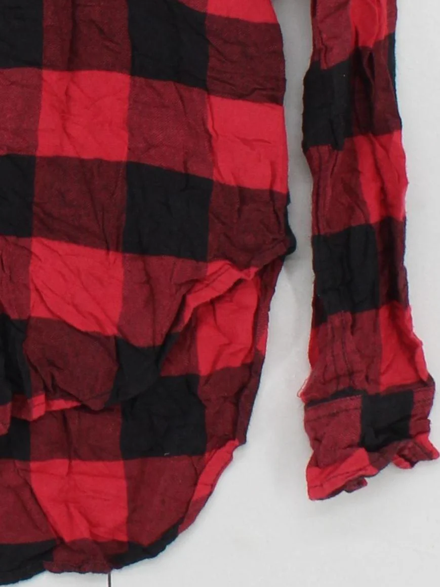 Abercrombie & Fitch Women's Shirt S Red Cotton with Viscose Basic - Image 4