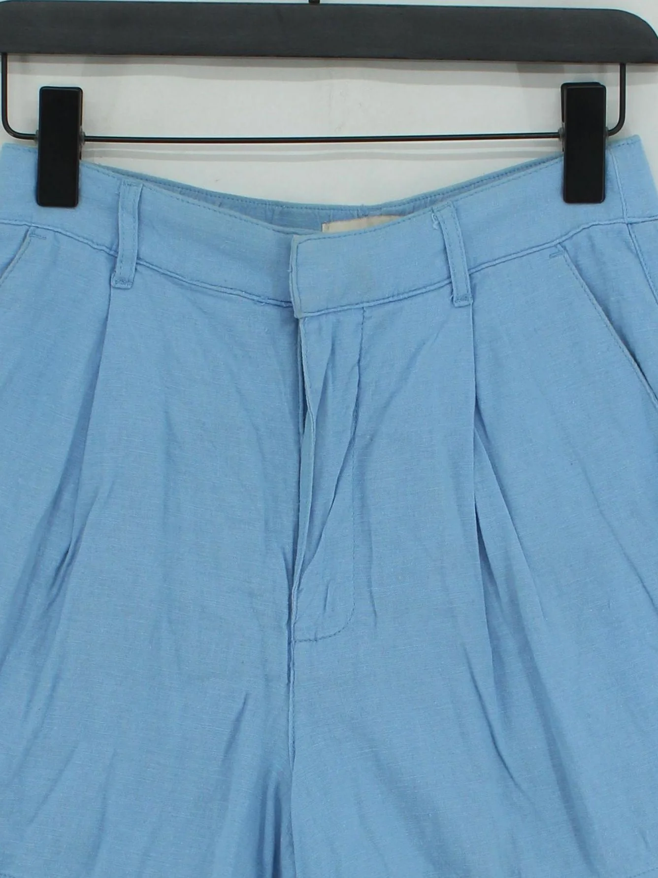 Abercrombie & Fitch Women's Shorts S Blue 100% Cotton Sweat - Image 3