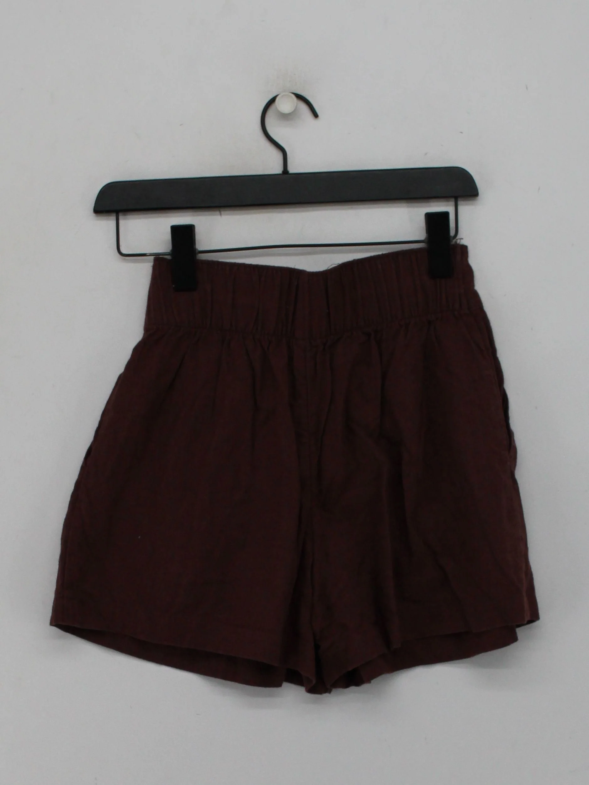 Abercrombie & Fitch Women's Shorts XS Brown Linen with Cotton Paperbag - Image 2