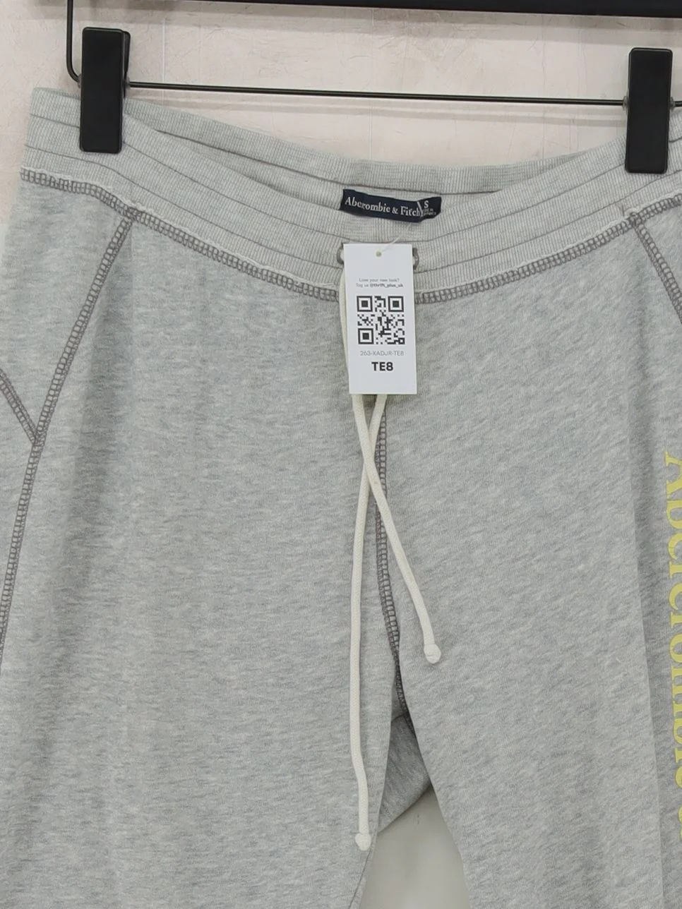 Abercrombie & Fitch Women's Sports Bottoms S Grey Cotton - Image 3