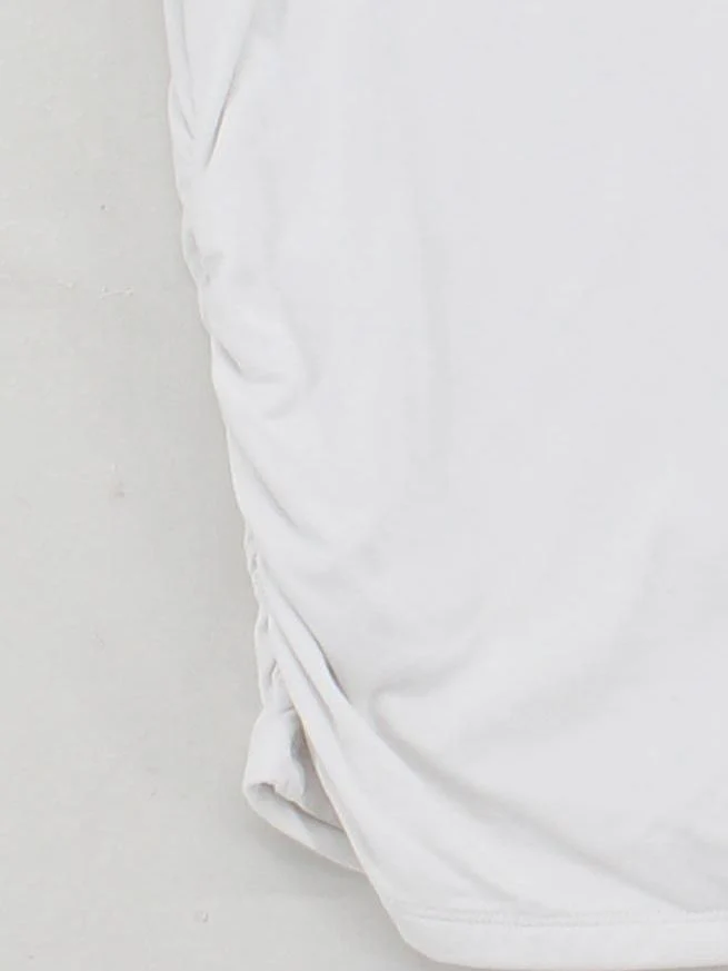 Abercrombie & Fitch Women's T-Shirt L White Cotton - Image 4