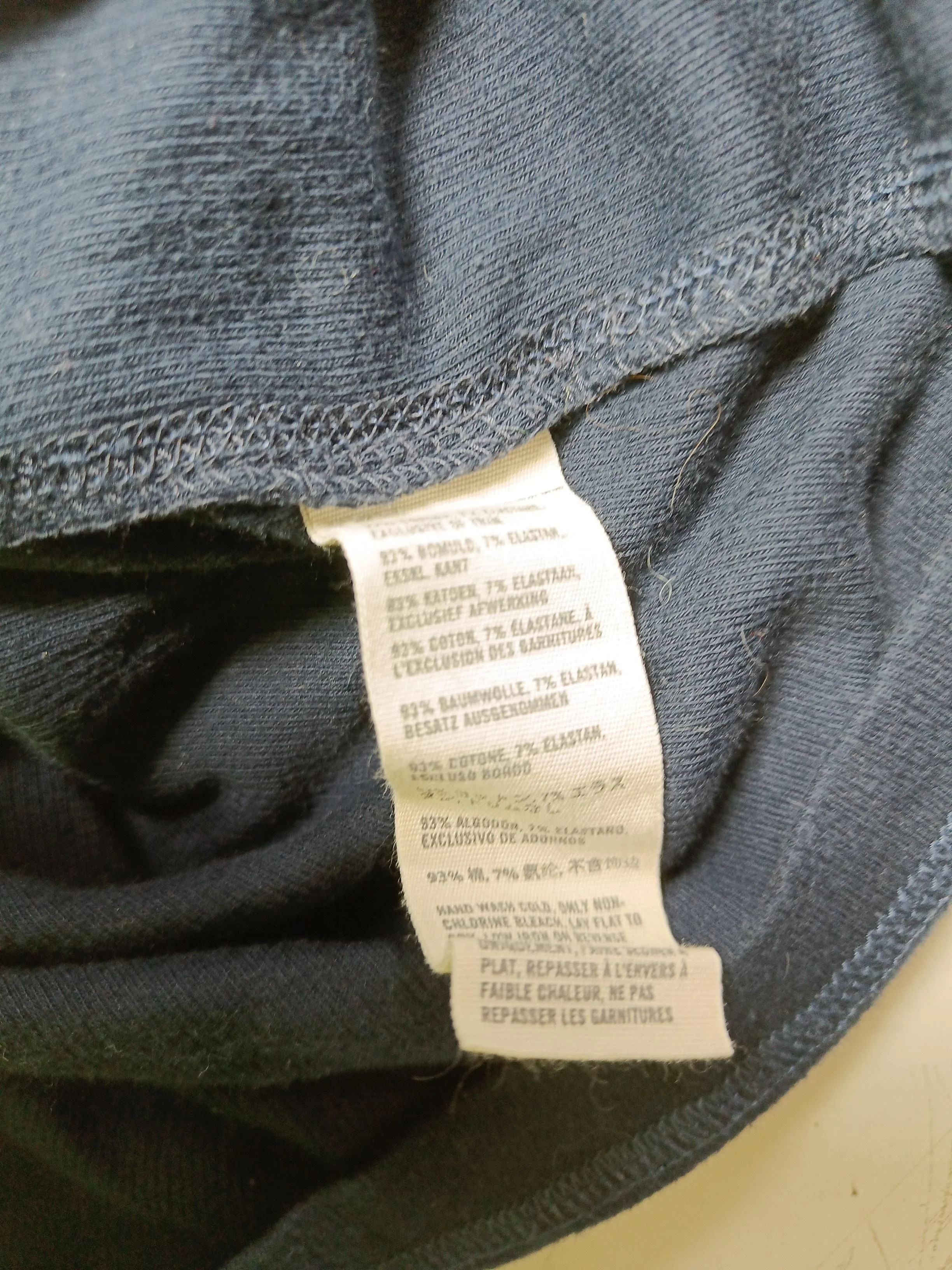 Abercrombie & Fitch Women's T-Shirt M Blue Cotton with Elastane Camisole - Image 6
