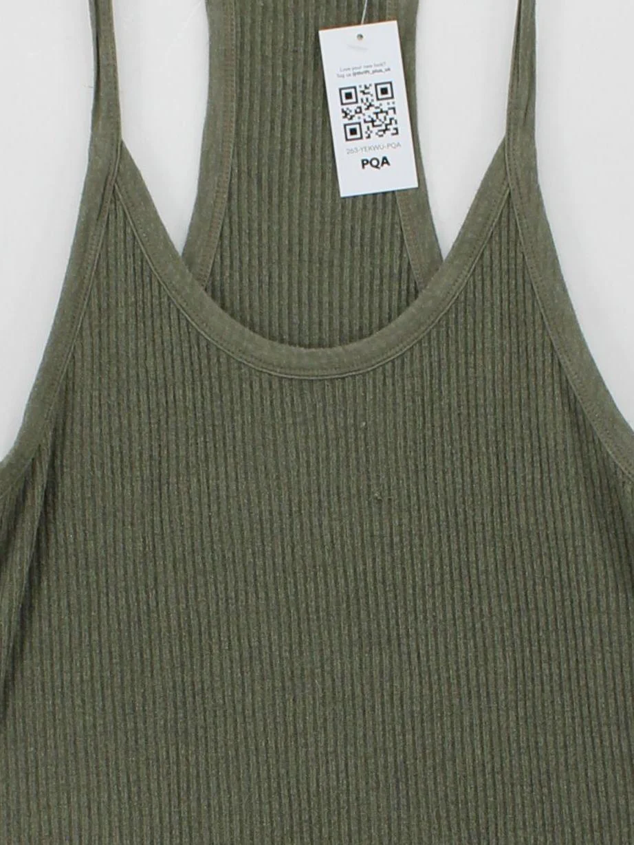 Abercrombie & Fitch Women's T-Shirt M Green 100% Cotton Basic - Image 3