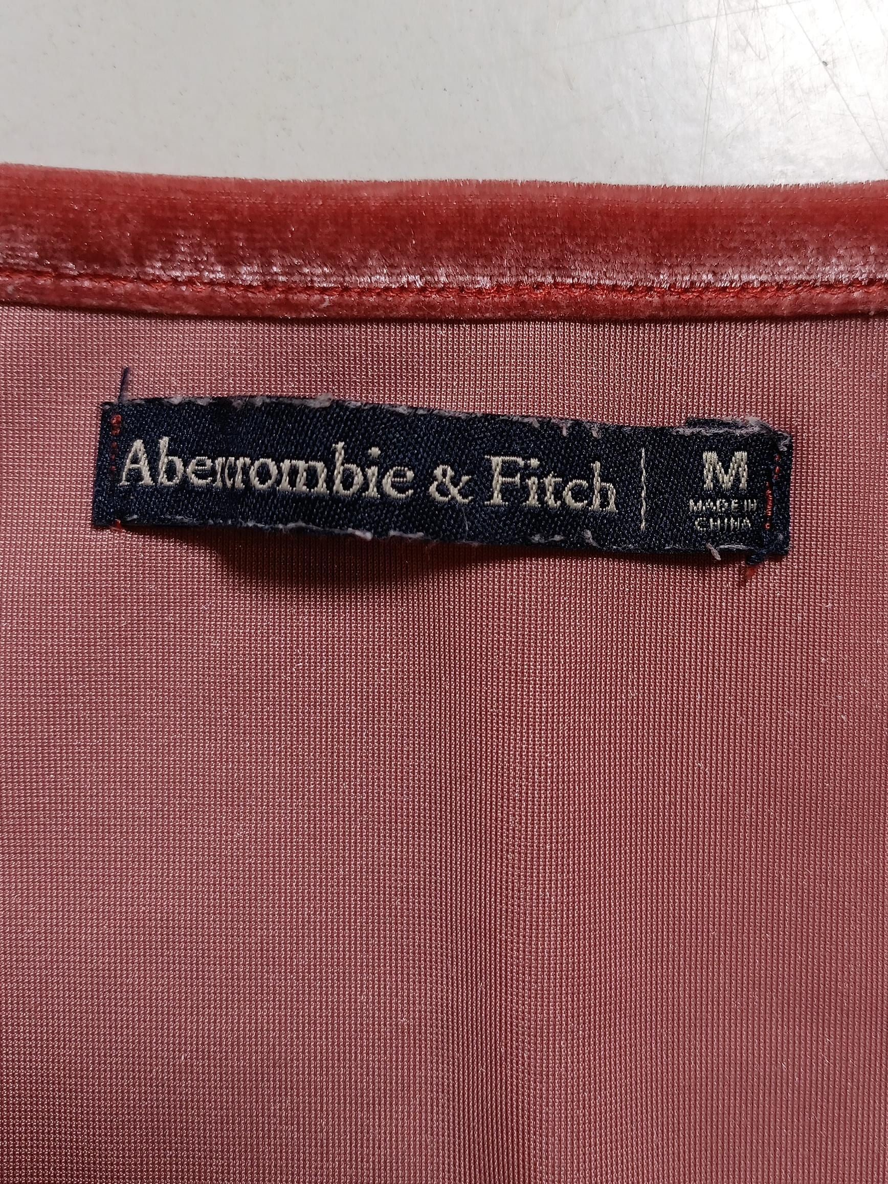 Abercrombie & Fitch Women's T-Shirt M Red 100% Other Basic - Image 5