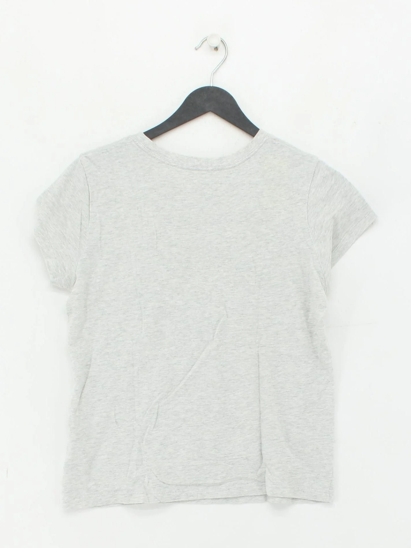 Abercrombie & Fitch Women's T-Shirt S Grey 100% Cotton Basic - Image 2