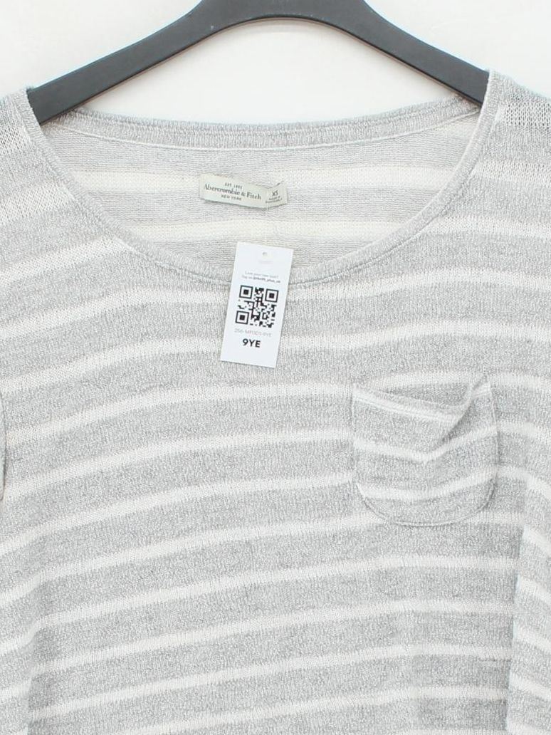Abercrombie & Fitch Women's T-Shirt XS Grey Polyester - Image 3