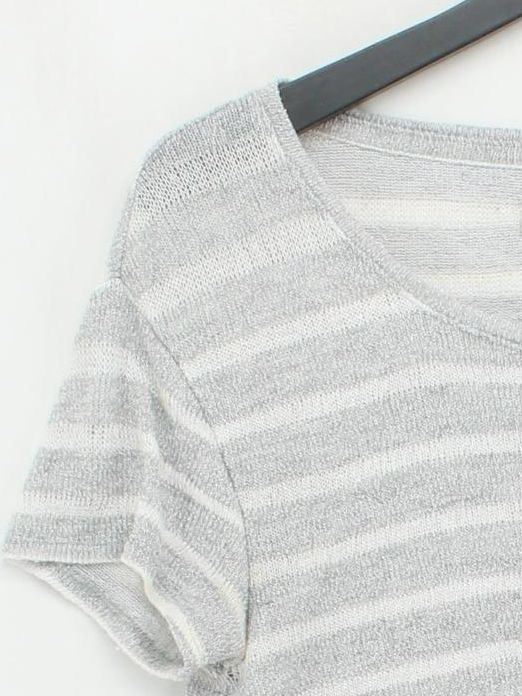 Abercrombie & Fitch Women's T-Shirt XS Grey Polyester - Image 4