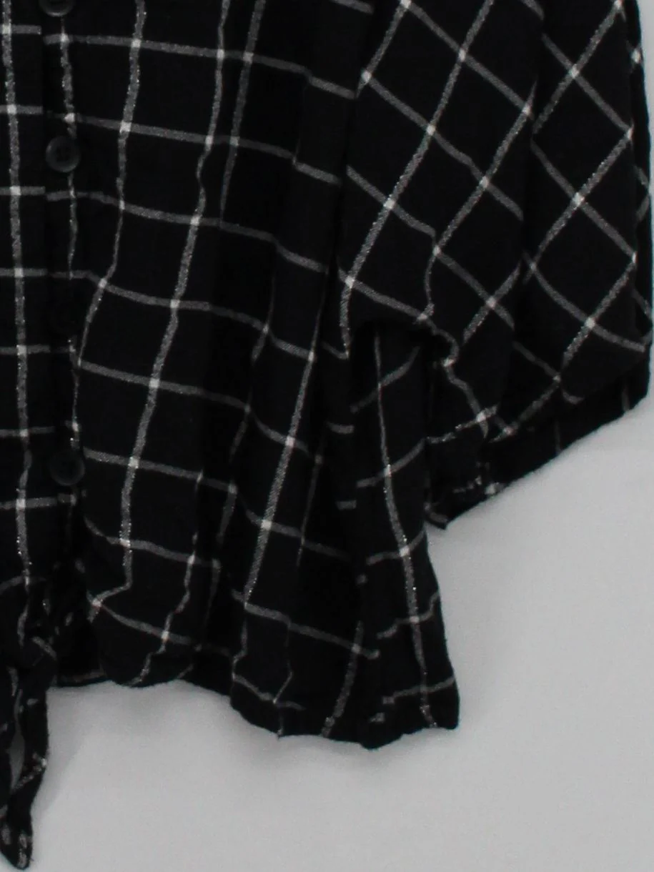 Abercrombie & Fitch Women's Top L Black Viscose with Other Basic - Image 4