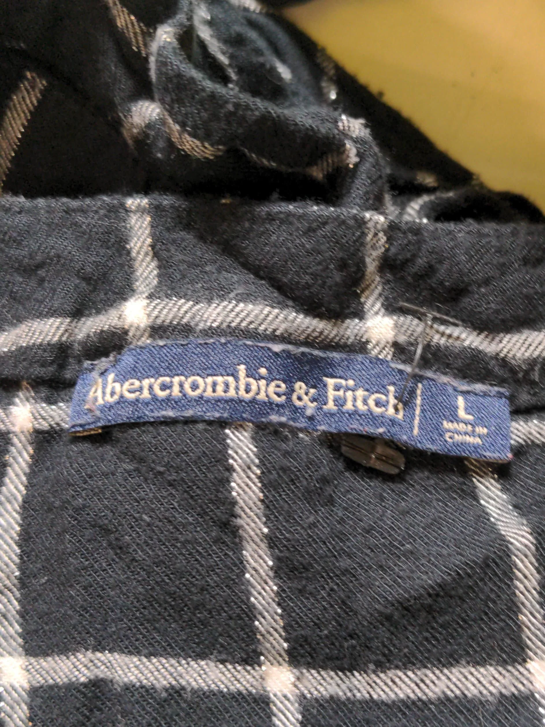 Abercrombie & Fitch Women's Top L Black Viscose with Other Basic - Image 5