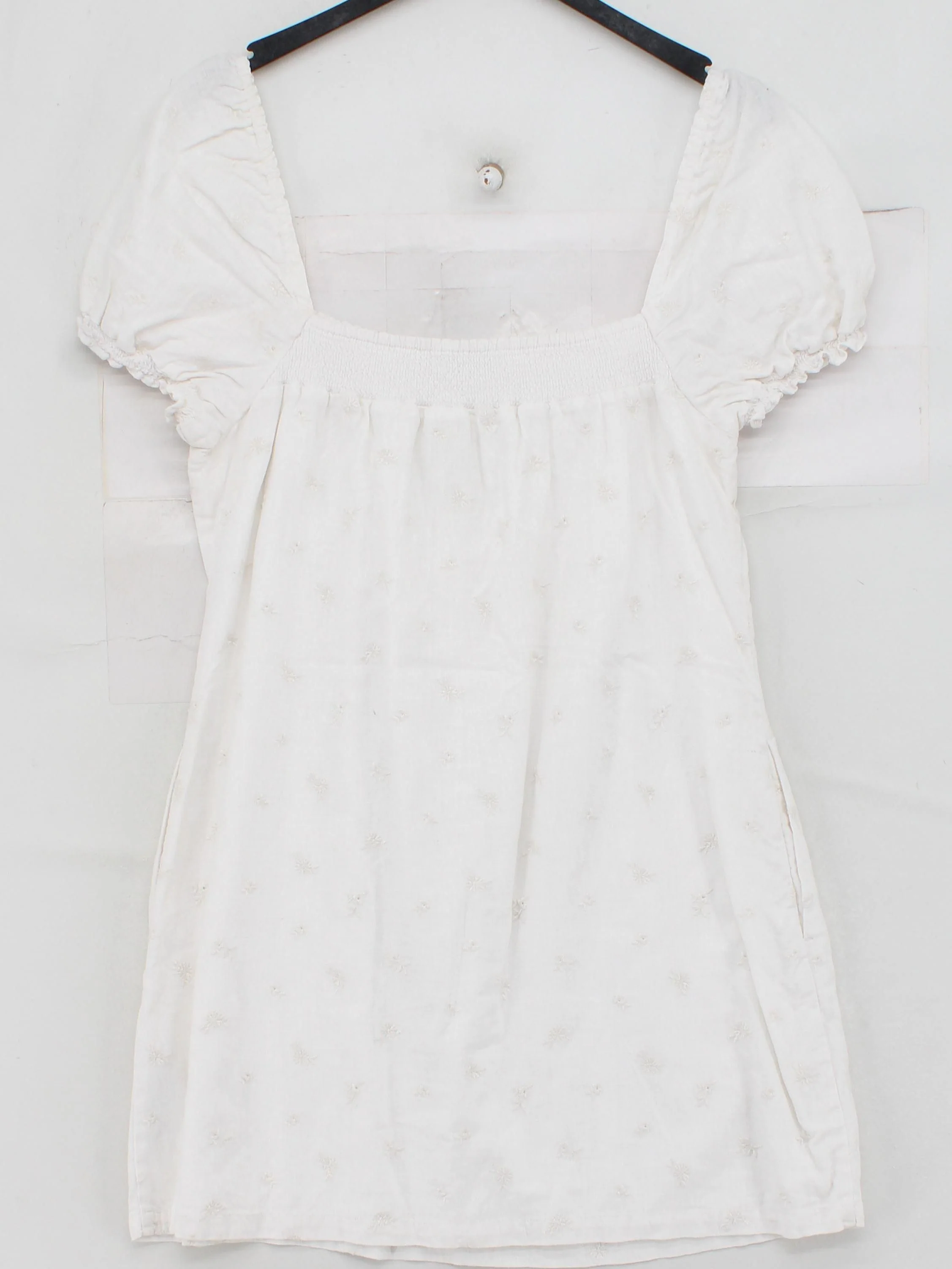 Abercrombie & Fitch Women's Top L White Polyester with Elastane Basic - Image 2