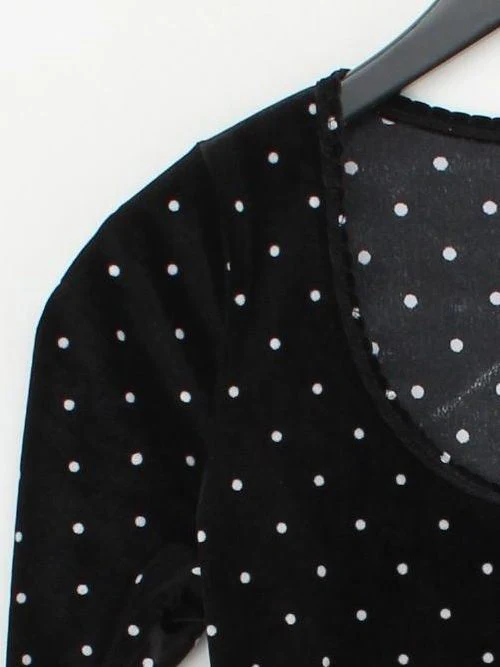Abercrombie & Fitch Women's Top M Black 100% Other Cropped - Image 4