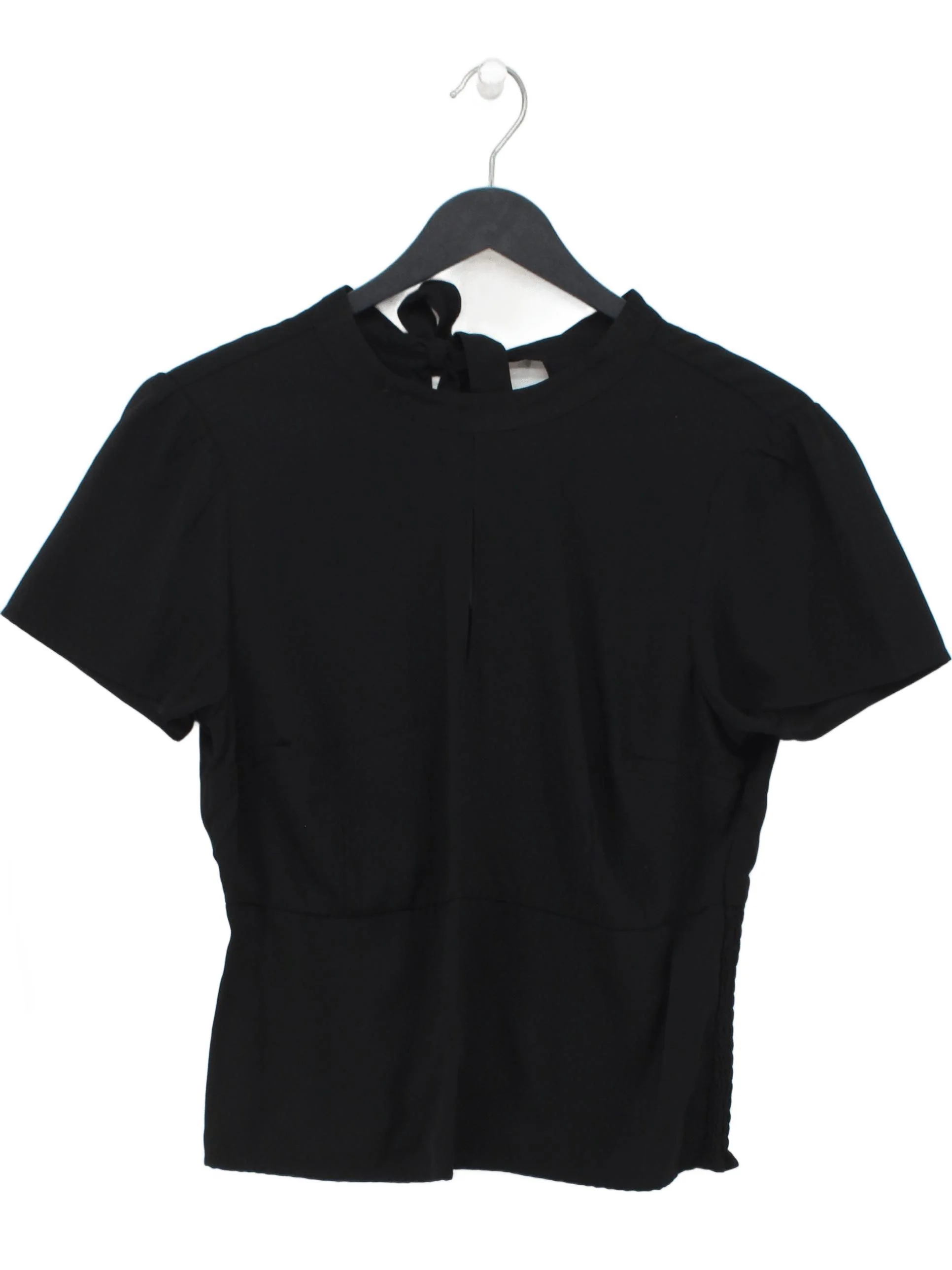Abercrombie & Fitch Women's Top M Black Polyester with Viscose Basic