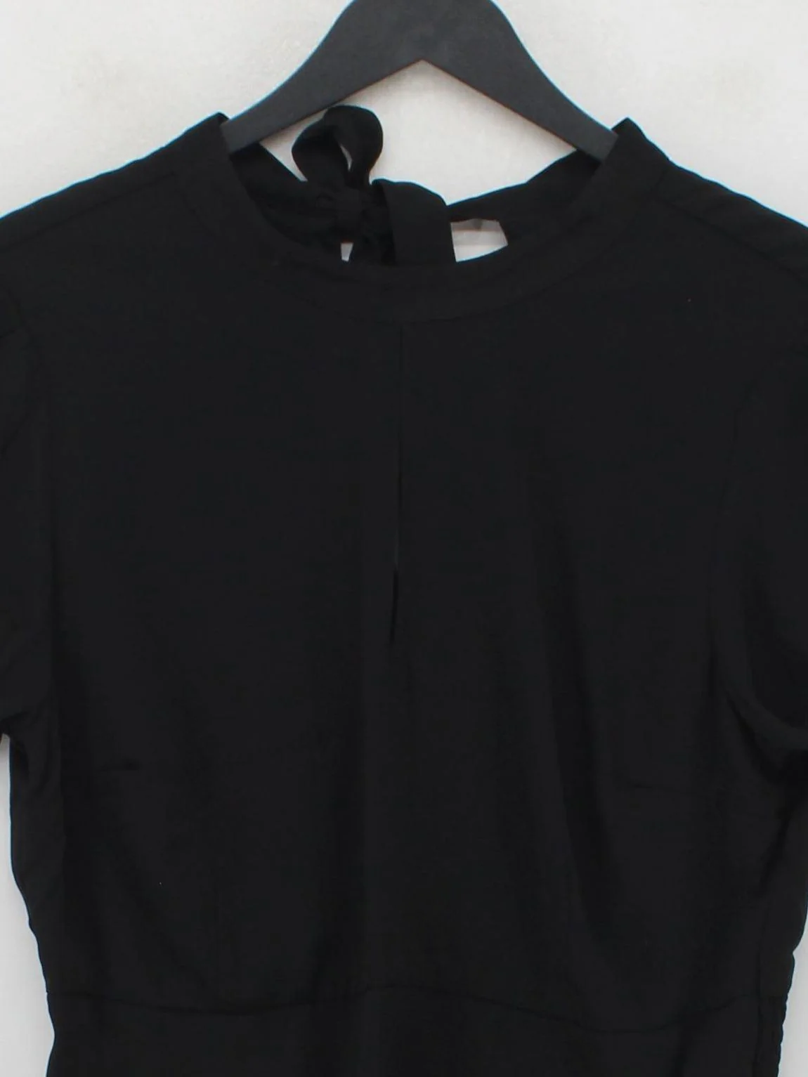 Abercrombie & Fitch Women's Top M Black Polyester with Viscose Basic - Image 3