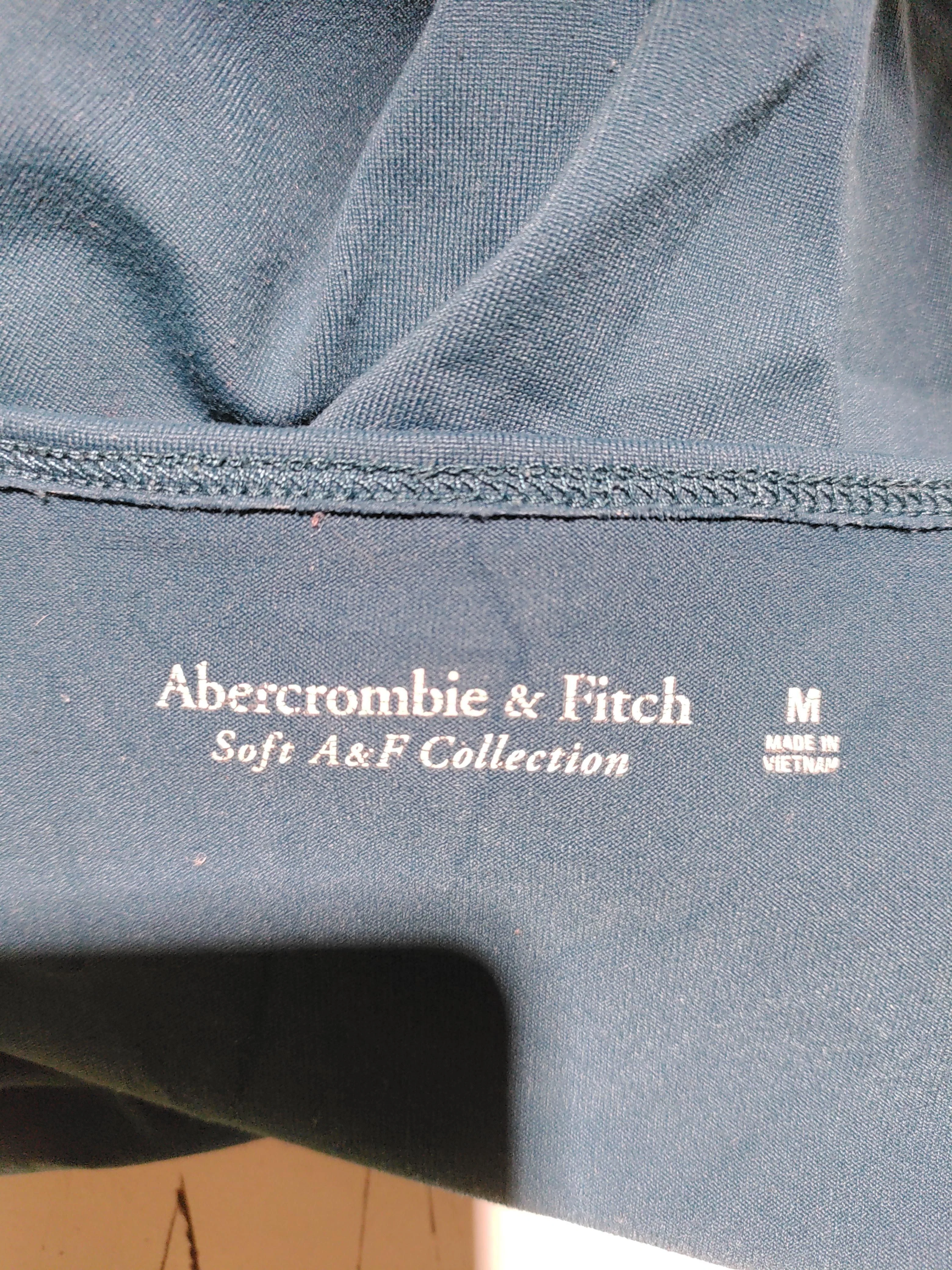 Abercrombie & Fitch Women's Top M Green Nylon with Elastane Basic - Image 6