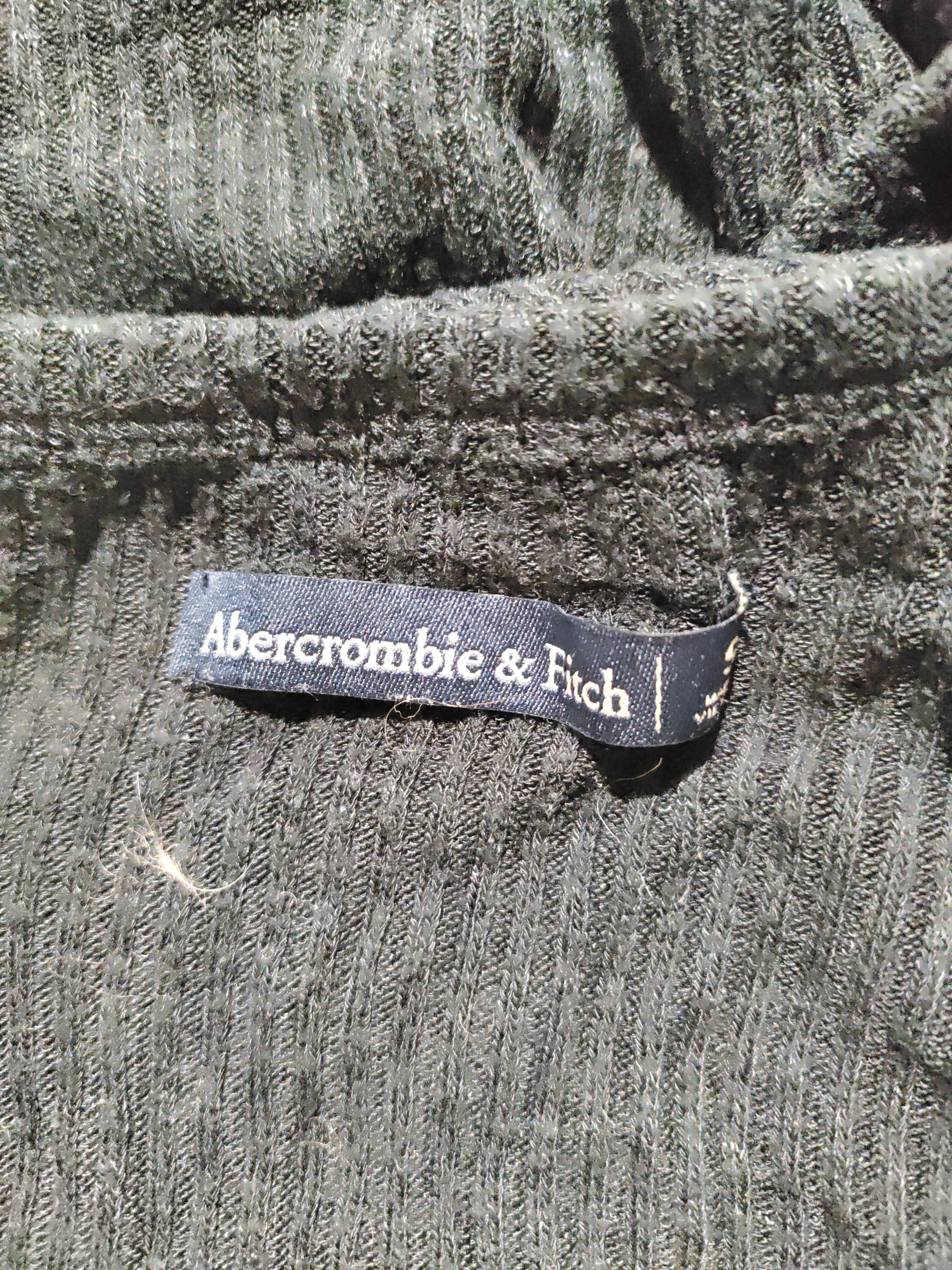 Abercrombie & Fitch Women's Top S Black Viscose with Polyester, Elastane Basic - Image 5