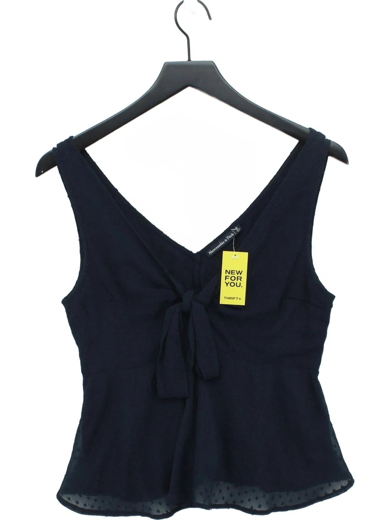 Abercrombie & Fitch Women's Top S Blue Polyester with Viscose Basic
