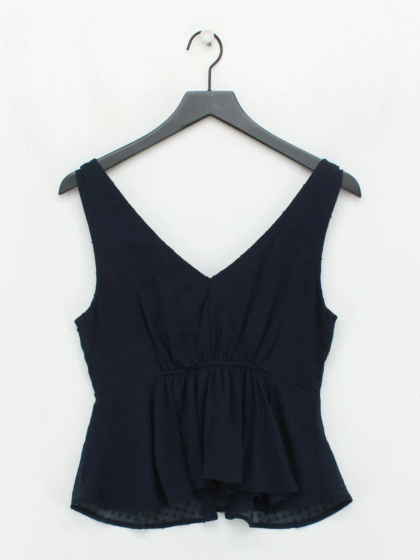 Abercrombie & Fitch Women's Top S Blue Polyester with Viscose Basic - Image 2