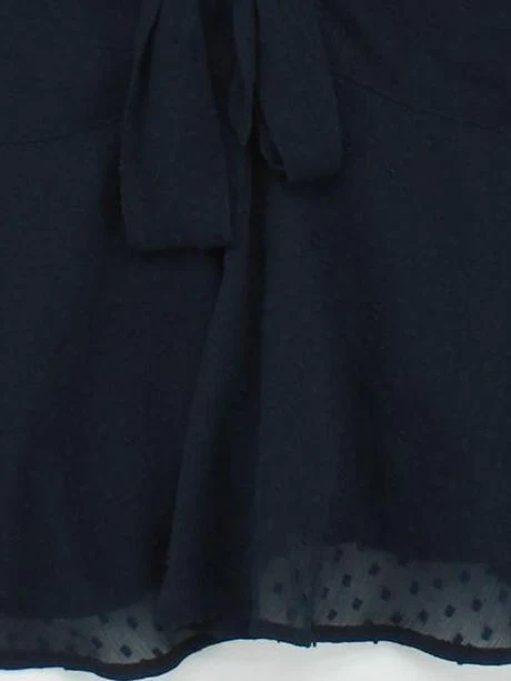 Abercrombie & Fitch Women's Top S Blue Polyester with Viscose Basic - Image 4
