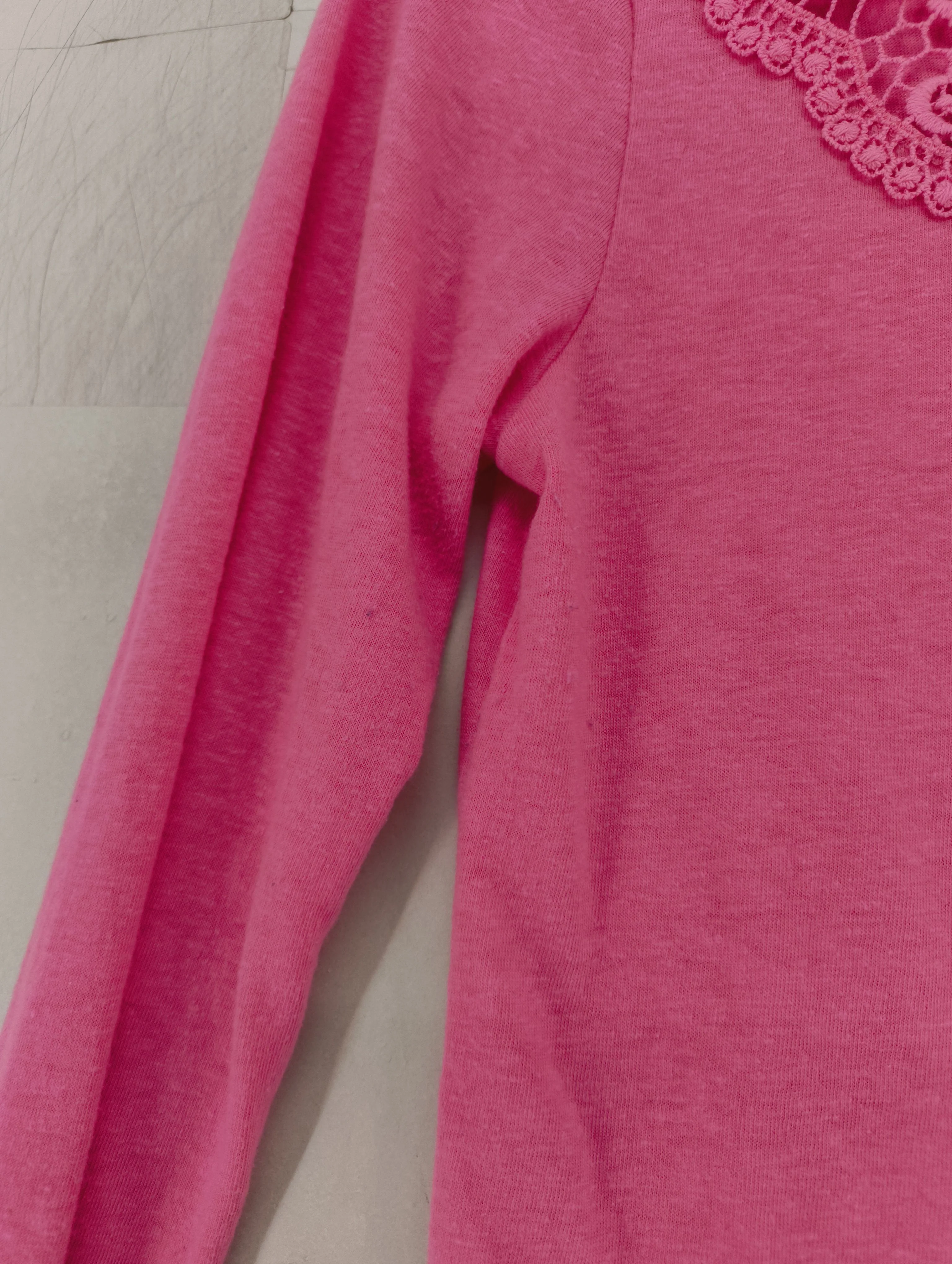 Abercrombie & Fitch Women's Top S Pink Polyester with Cotton Basic - Image 5
