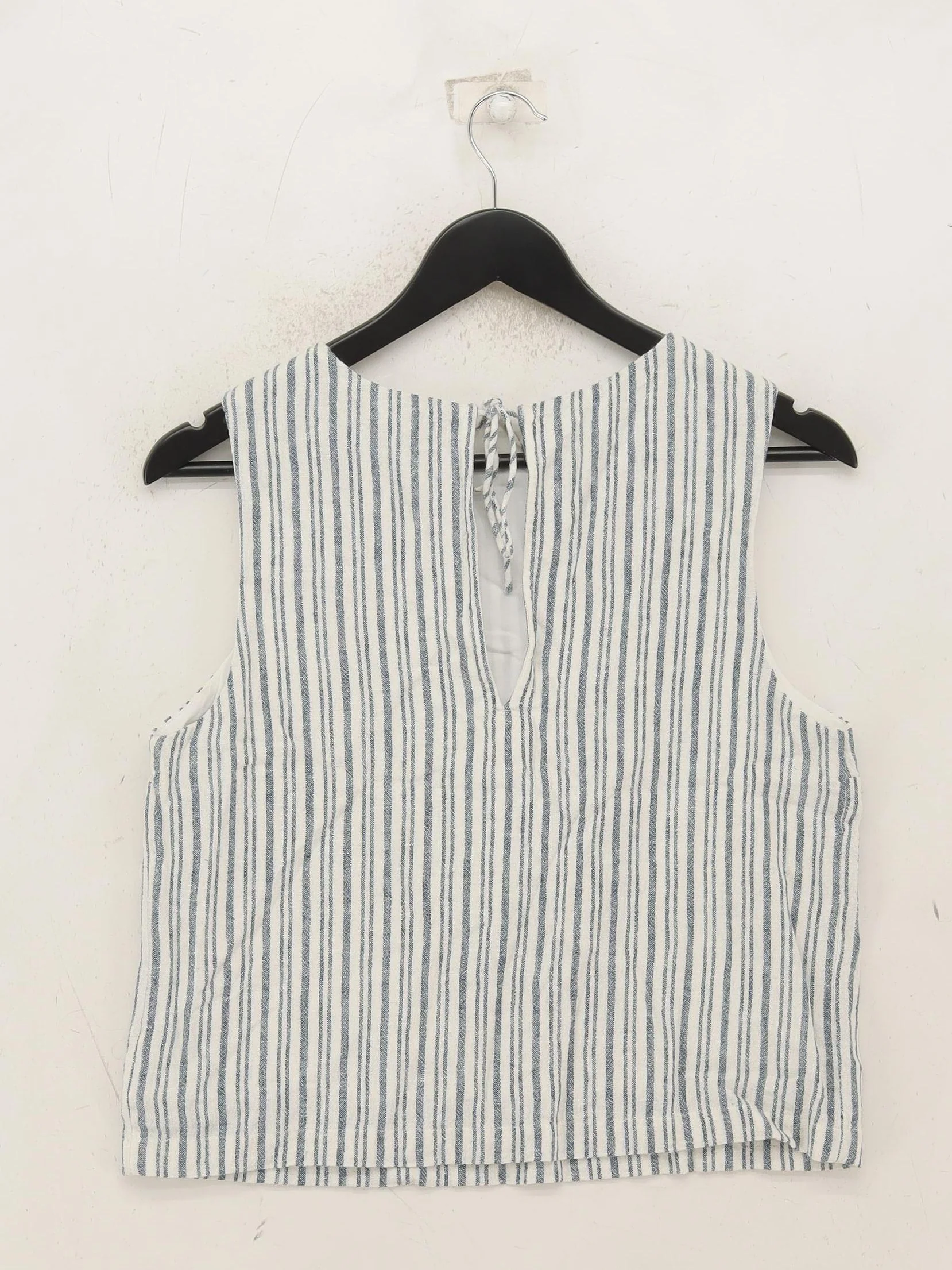 Abercrombie & Fitch Women's Top S White Viscose with Linen Basic - Image 2