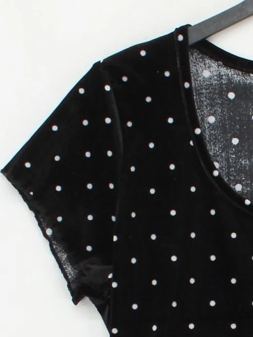 Abercrombie & Fitch Women's Top UK 10 Black 100% Other Cropped - Image 4
