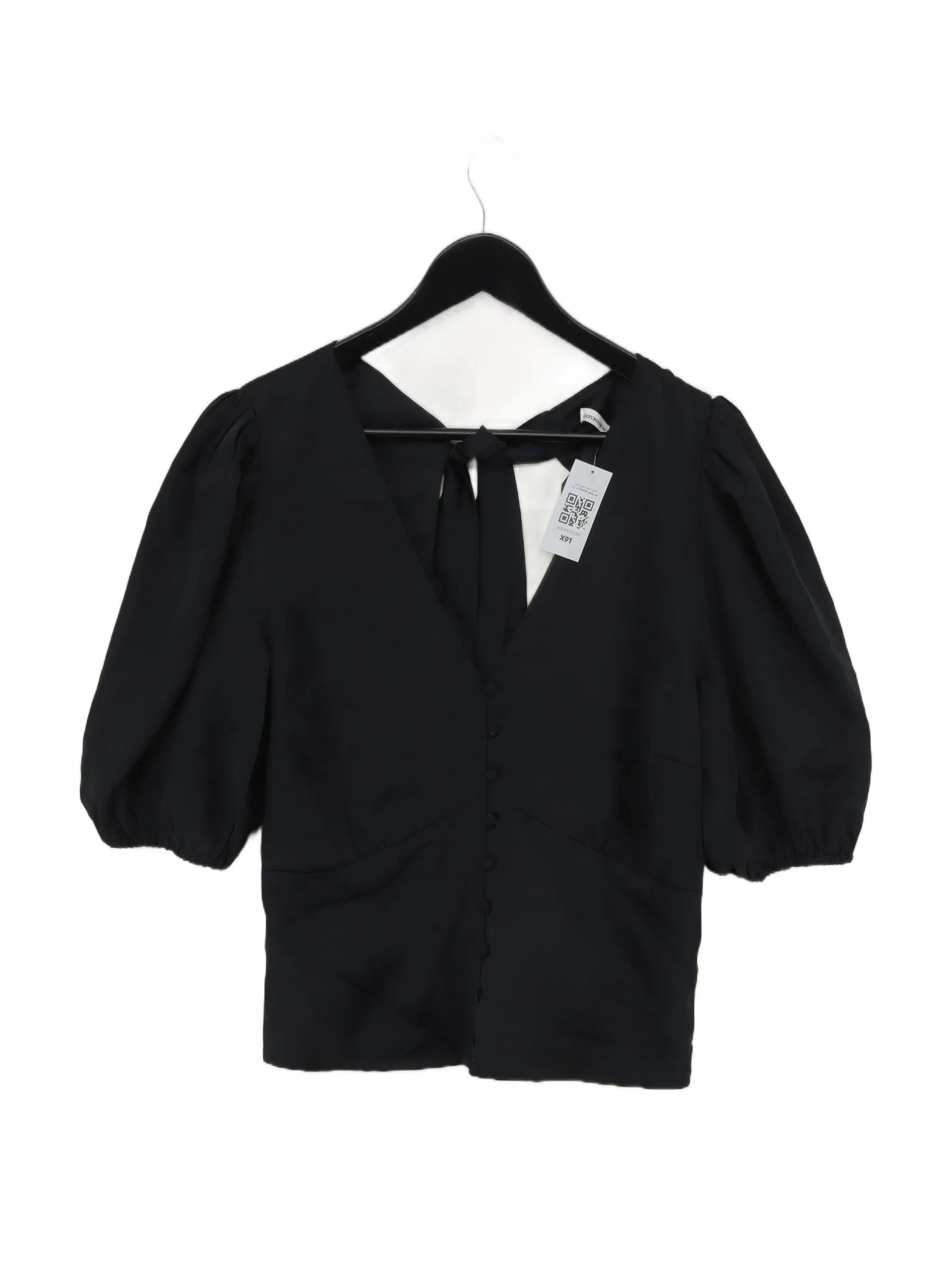 Abercrombie & Fitch Women's Top XL Black 100% Polyester Basic