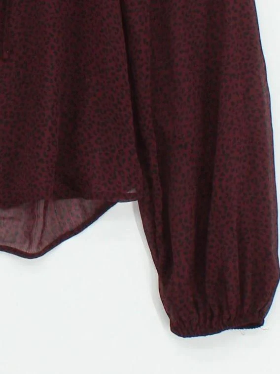 Abercrombie & Fitch Women's Top XS Red 100% Other Basic - Image 4