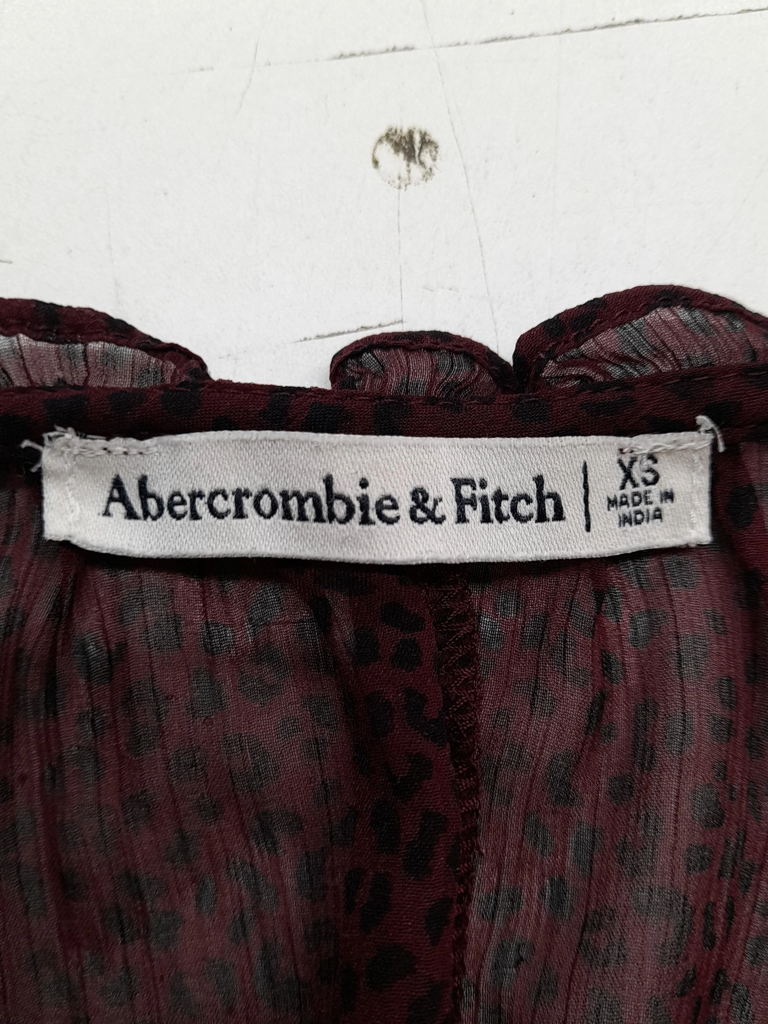 Abercrombie & Fitch Women's Top XS Red 100% Other Basic - Image 5