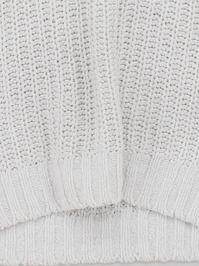 Abercrombie & Fitch Women's Top XXS White 100% Cotton Sleeveless Crew Neck Basic - Image 4