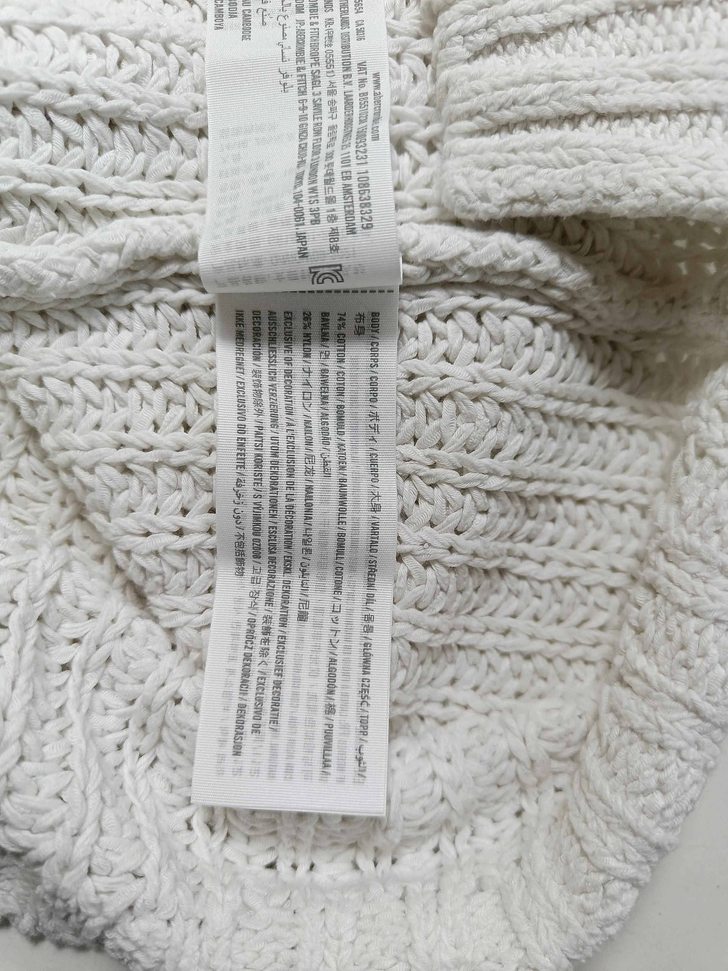 Abercrombie & Fitch Women's Top XXS White 100% Cotton Sleeveless Crew Neck Basic - Image 6