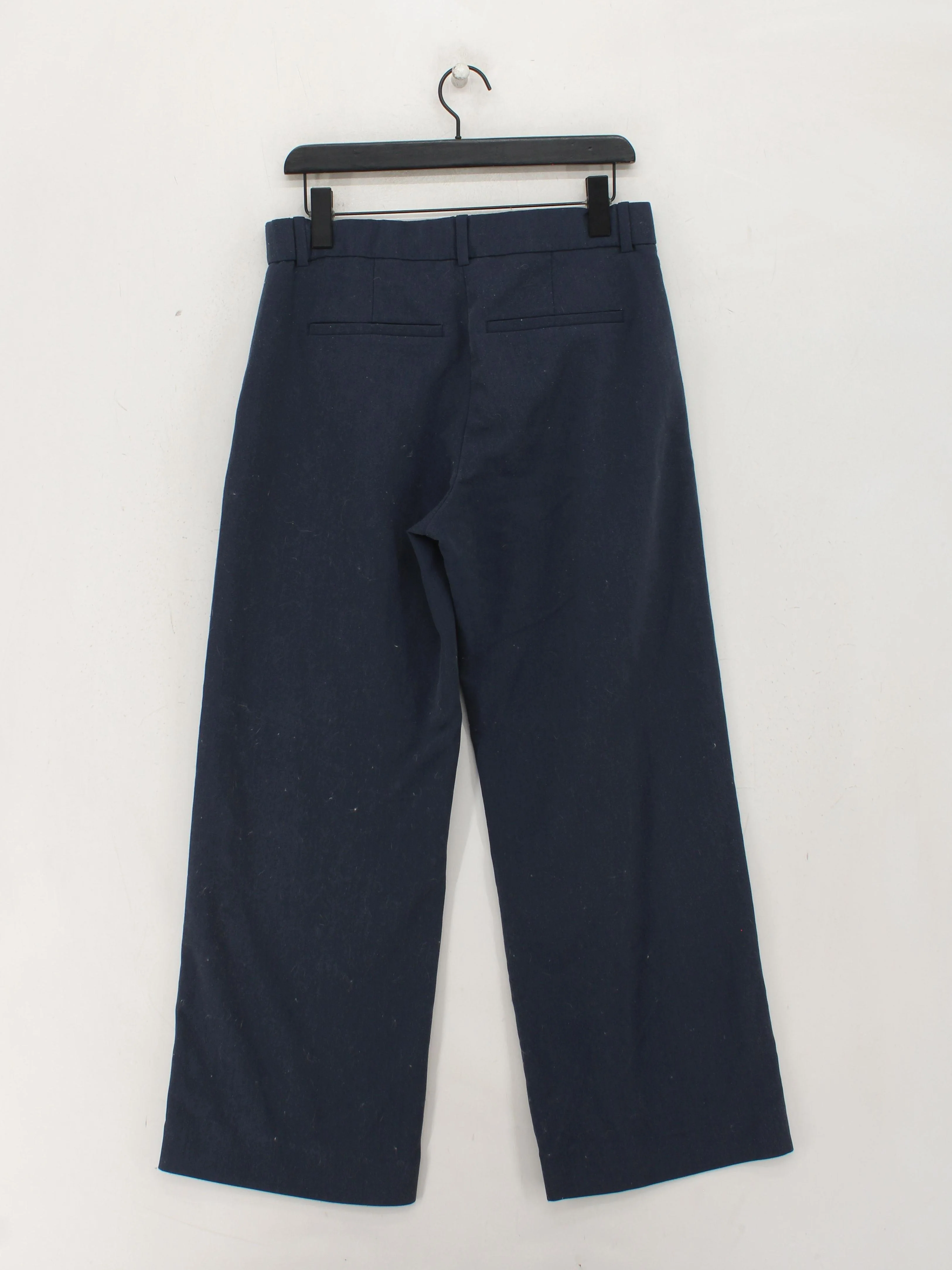 Abercrombie & Fitch Women's Trousers UK 10 Blue Polyester - Image 2