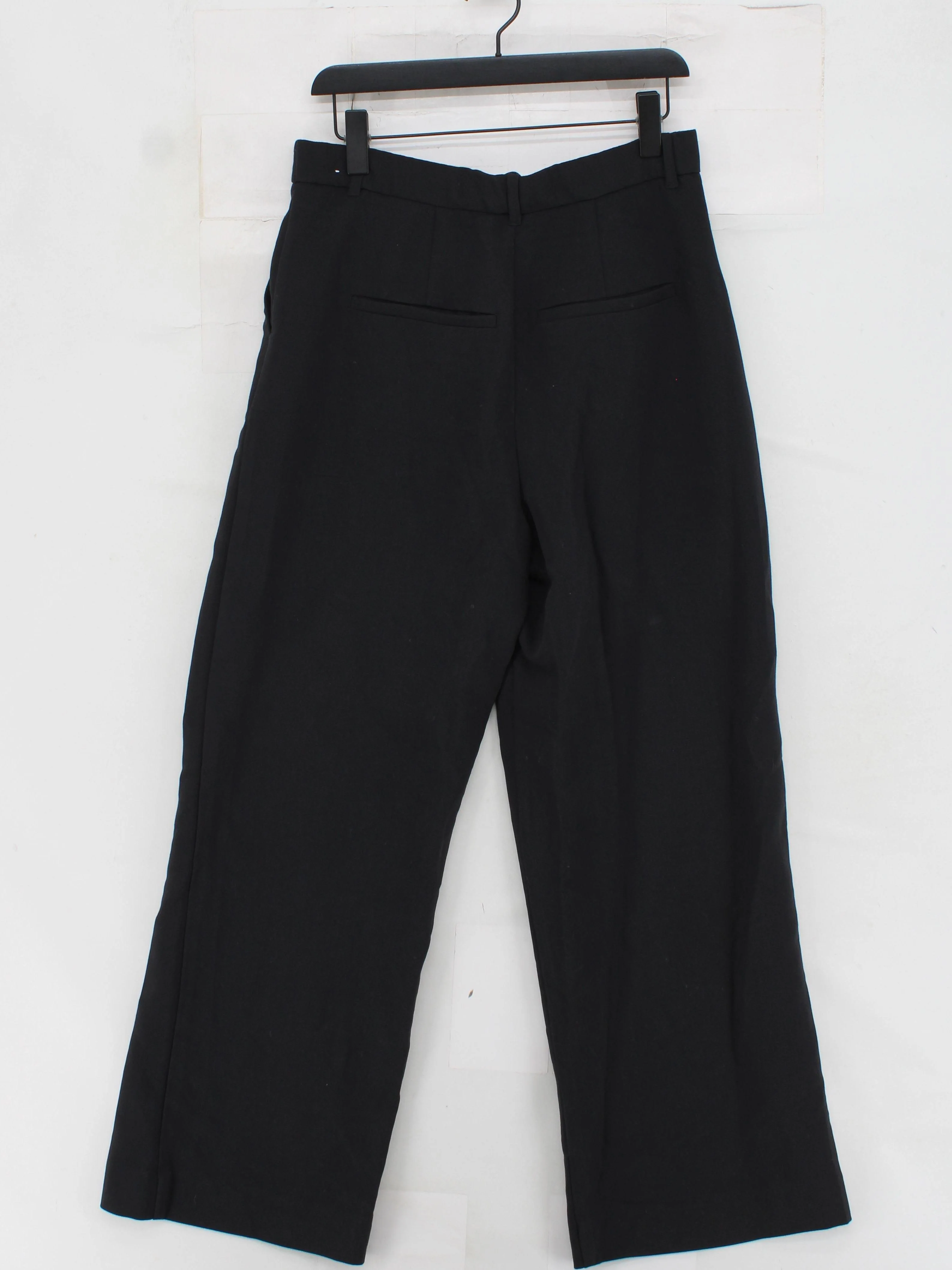 Abercrombie & Fitch Women's Trousers UK 12 Black Polyester - Image 2