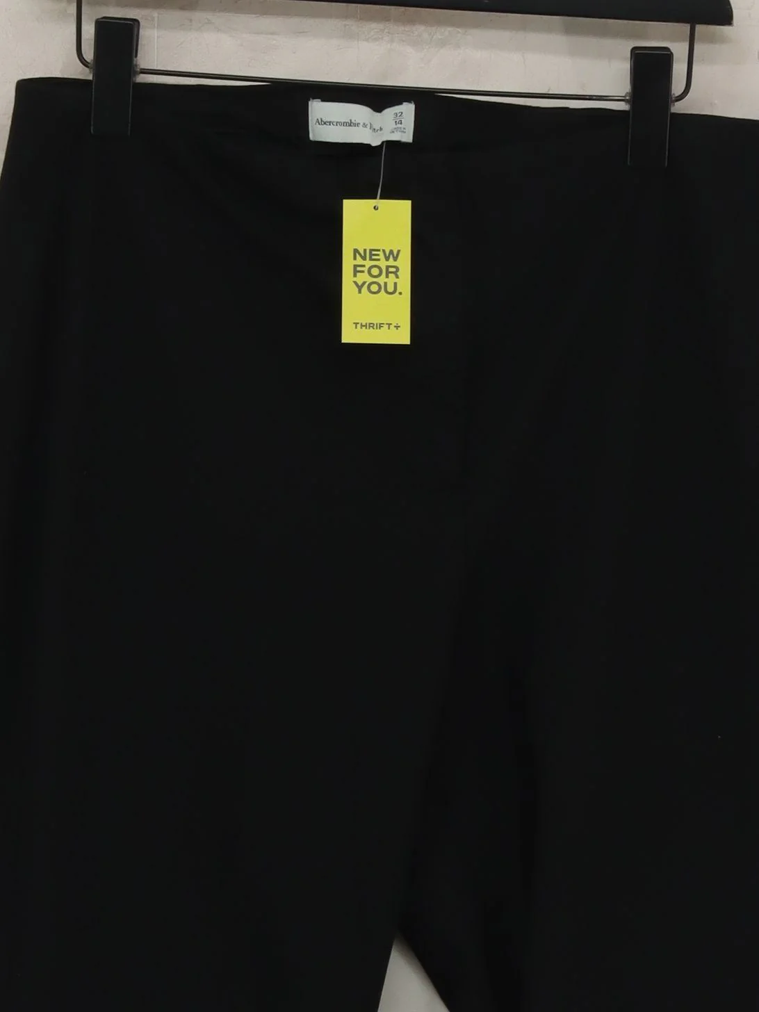Abercrombie & Fitch Women's Trousers UK 14 Black Polyester - Image 3