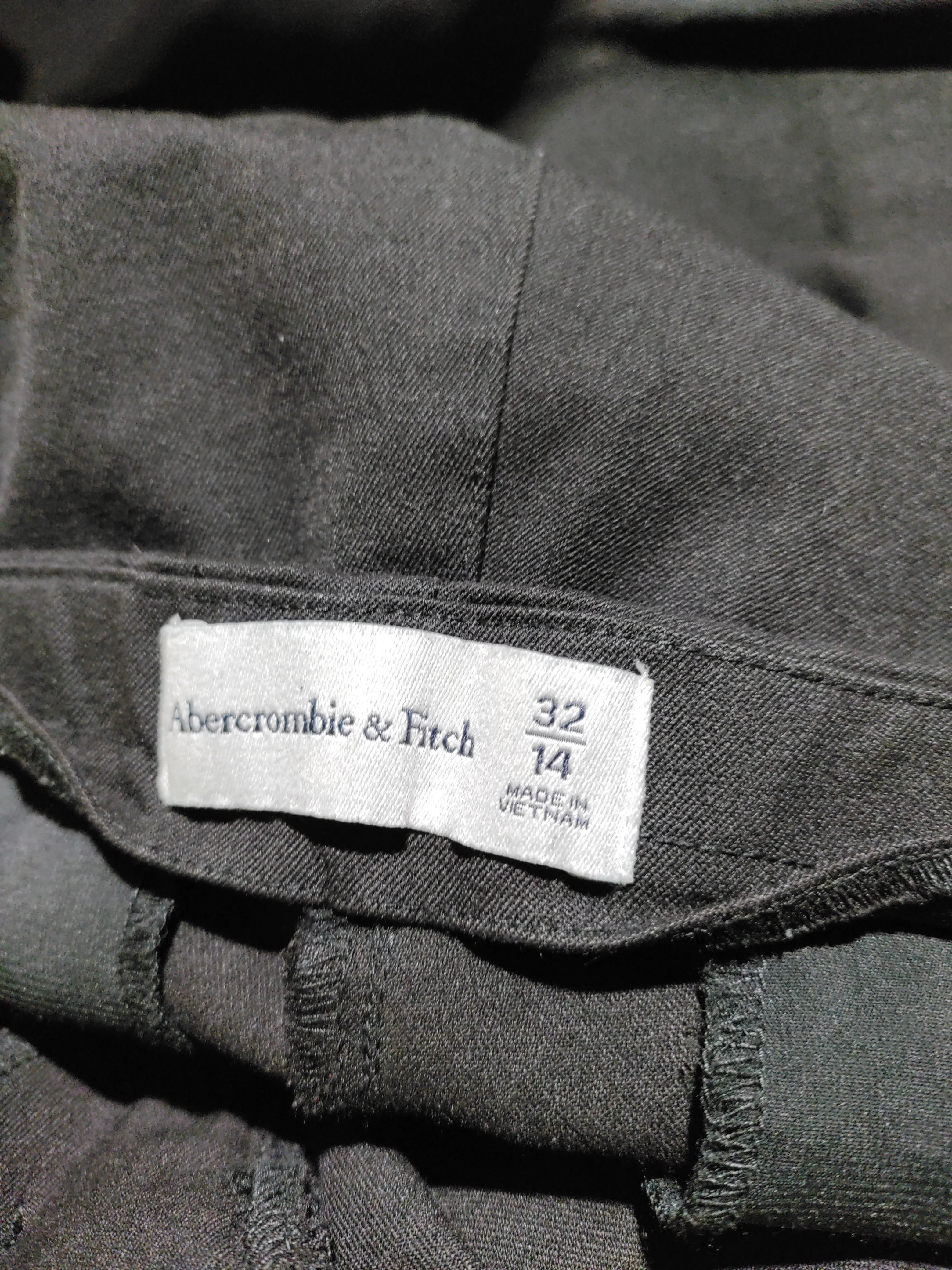 Abercrombie & Fitch Women's Trousers UK 14 Black Polyester - Image 5