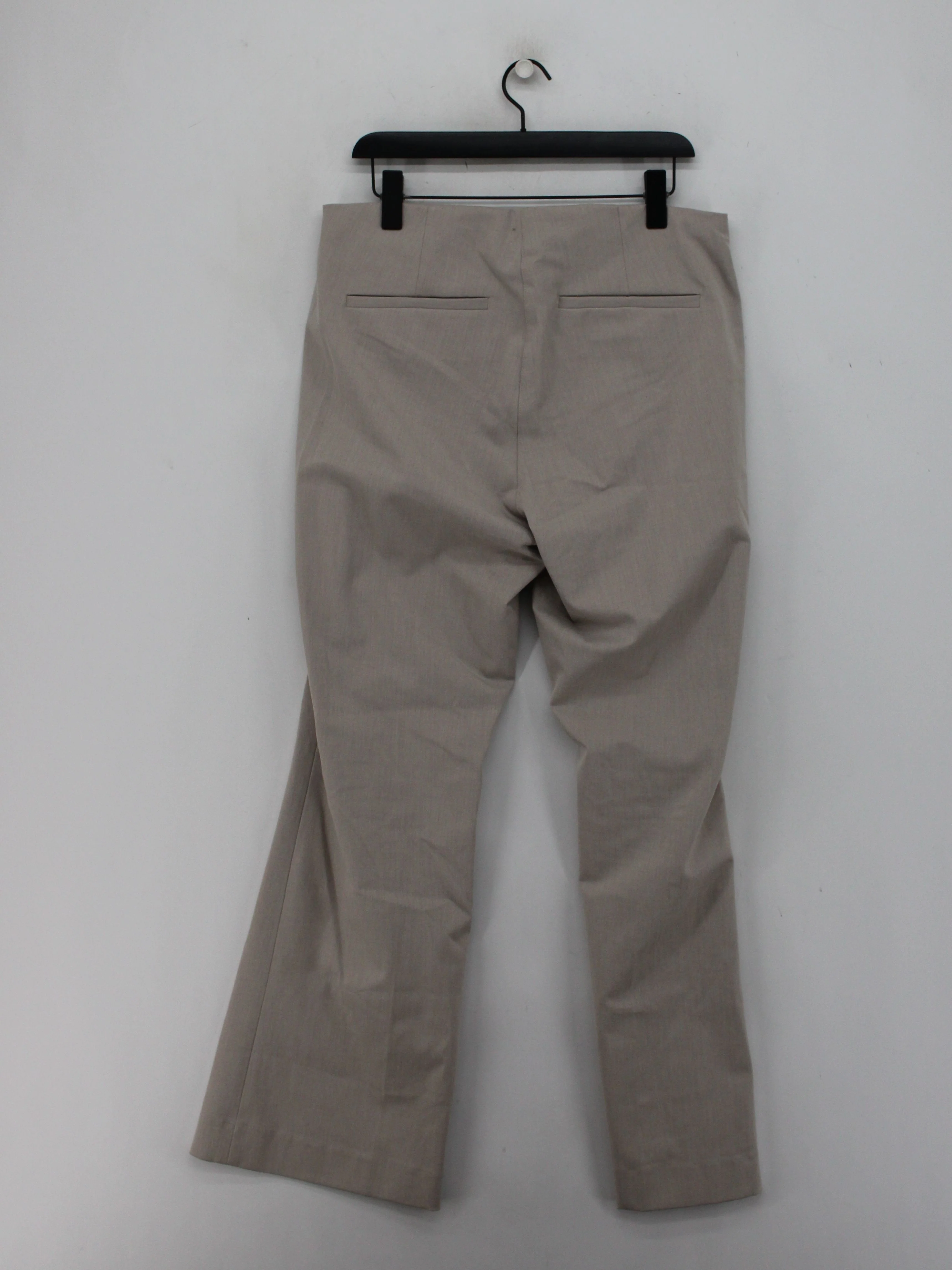 Abercrombie & Fitch Women's Trousers UK 14 Cream Polyester - Image 2