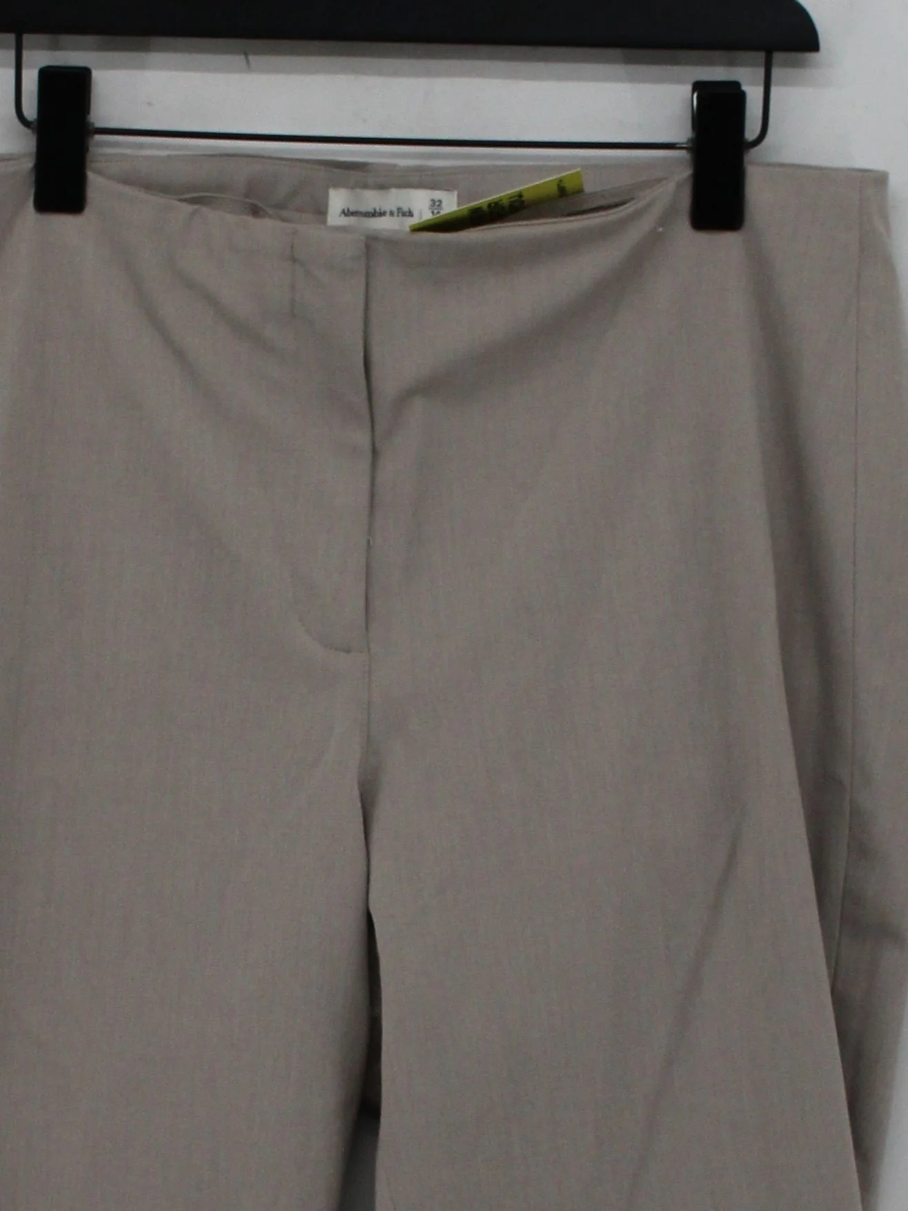 Abercrombie & Fitch Women's Trousers UK 14 Cream Polyester - Image 3