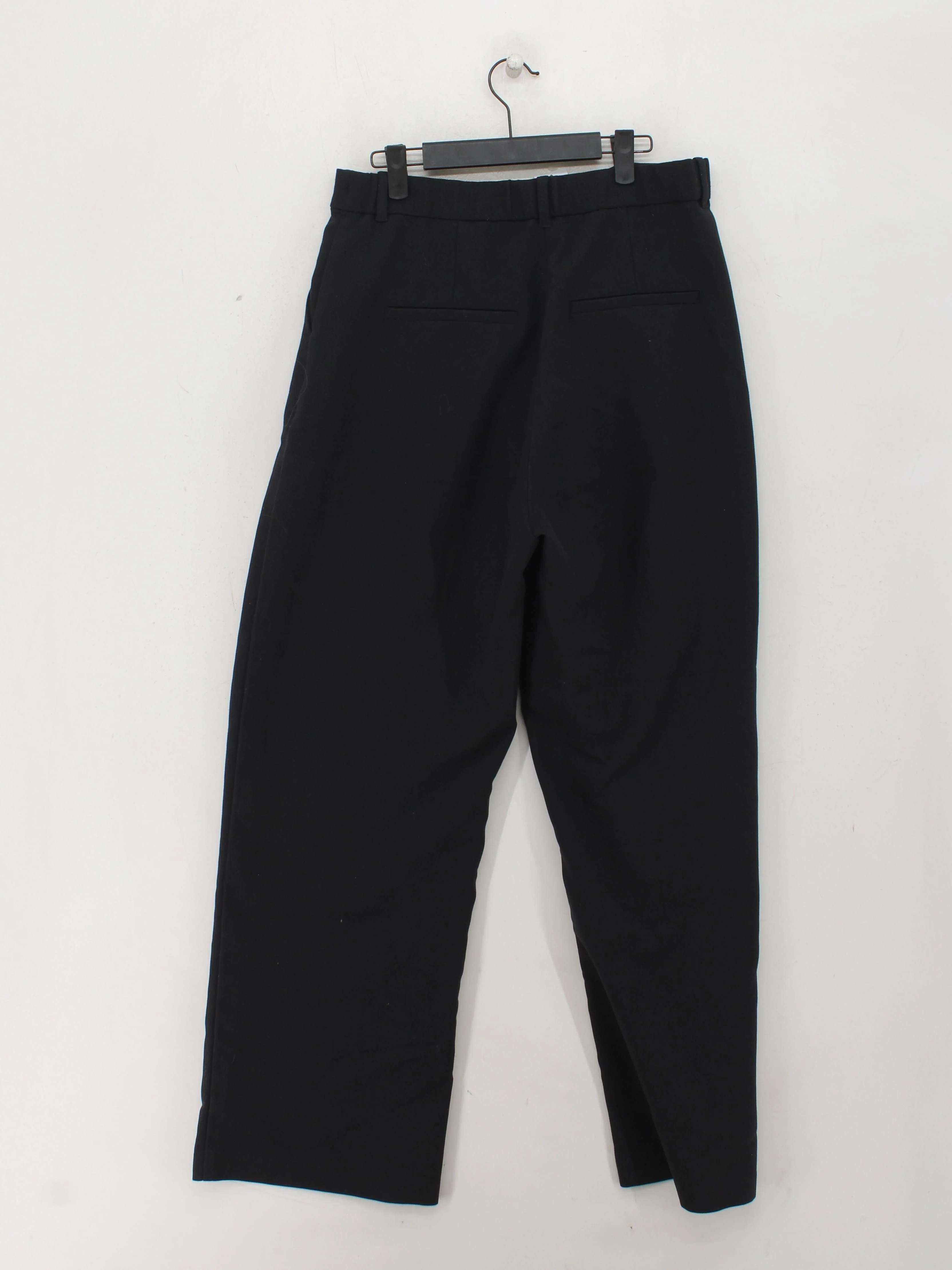 Abercrombie & Fitch Women's Trousers UK 16 Black 100% Other Straight Chino - Image 2