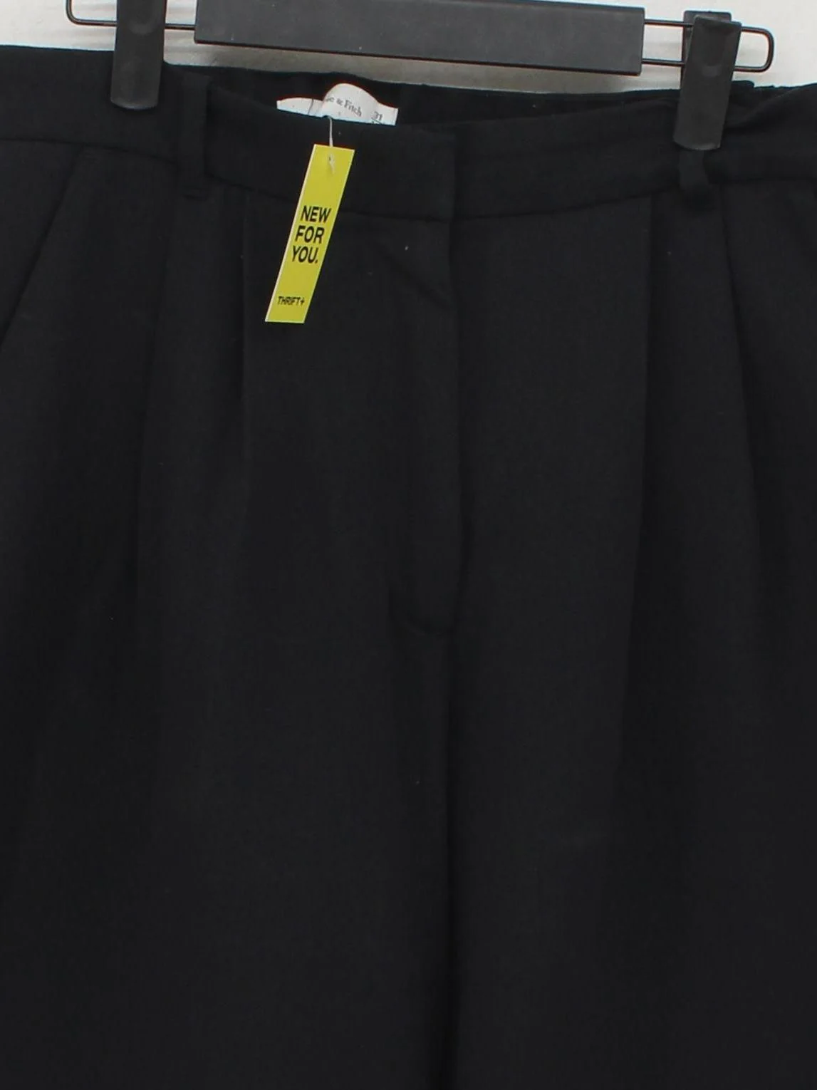 Abercrombie & Fitch Women's Trousers UK 16 Black 100% Other Straight Chino - Image 3