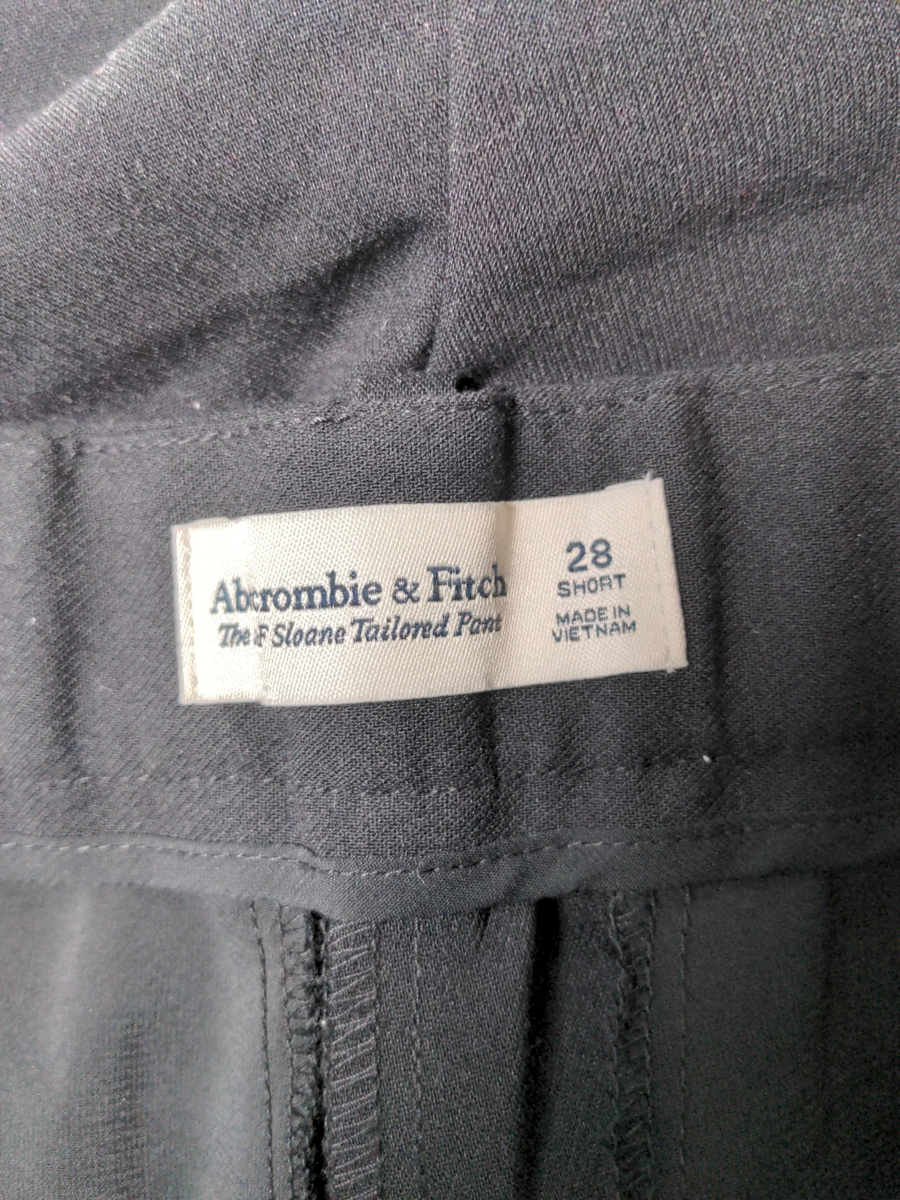 Abercrombie & Fitch Women's Trousers W 28 in Black Polyester - Image 6